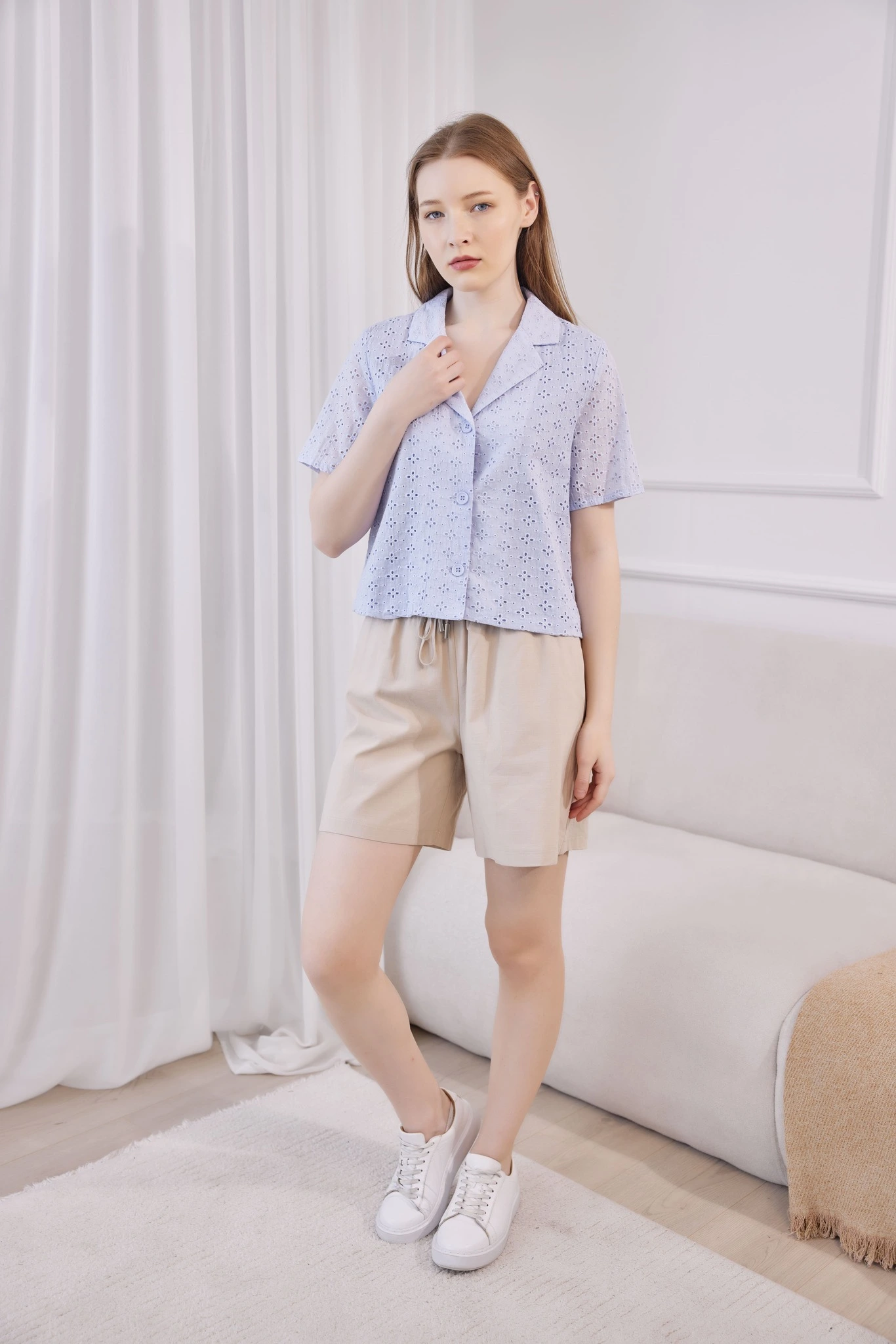 Рубашка темно-синий для женщин 41152-18 66