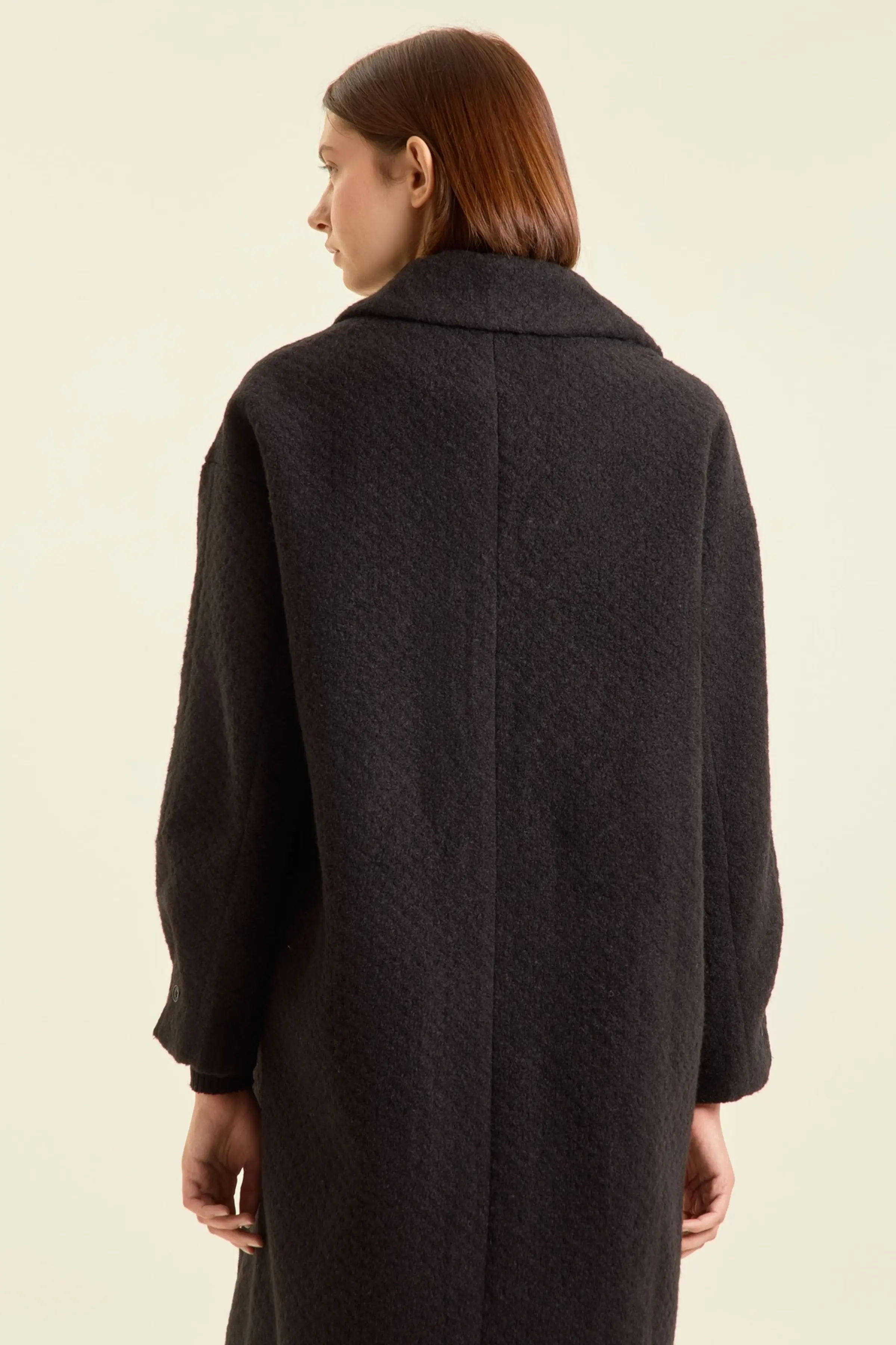 Пальто черный для женщин 47109-1 53