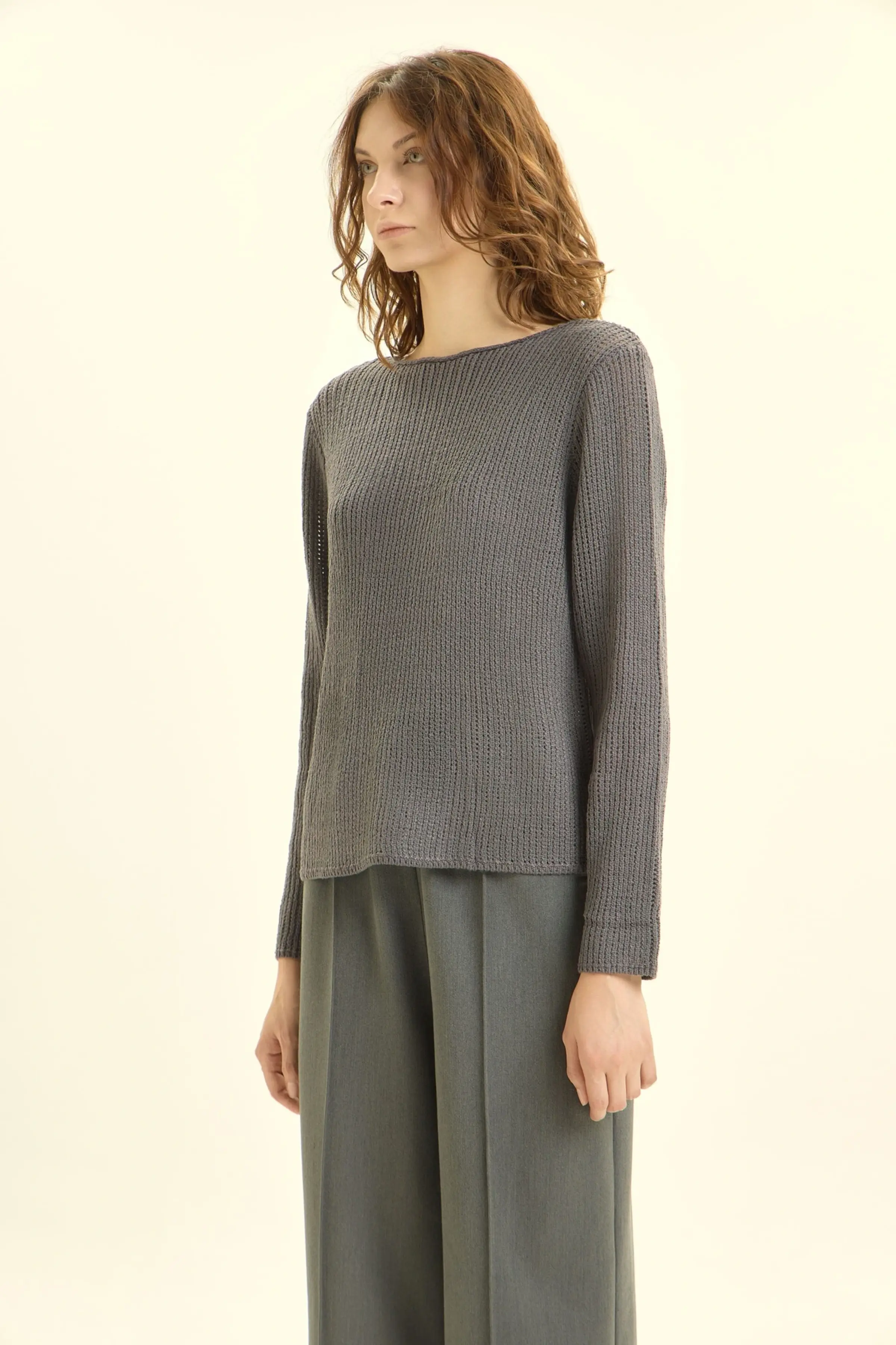 Джемпер темно-серый для женщин 46191-12 60