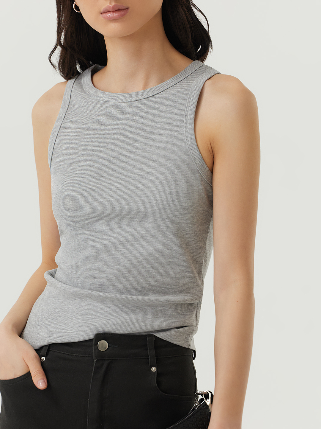 Топ серый для женщин 48205-61 46