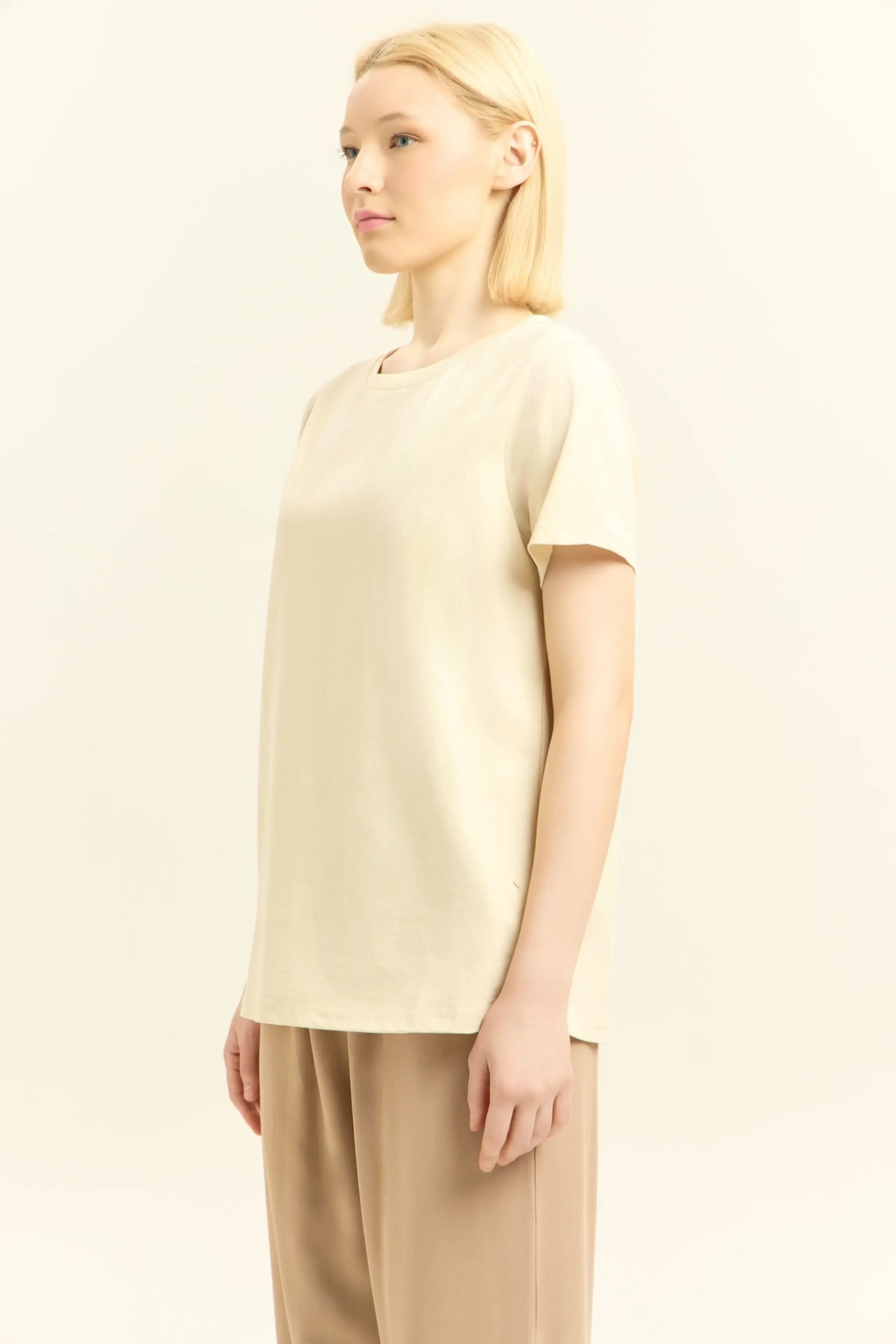 Футболка бежевый для женщин 45263-15 67