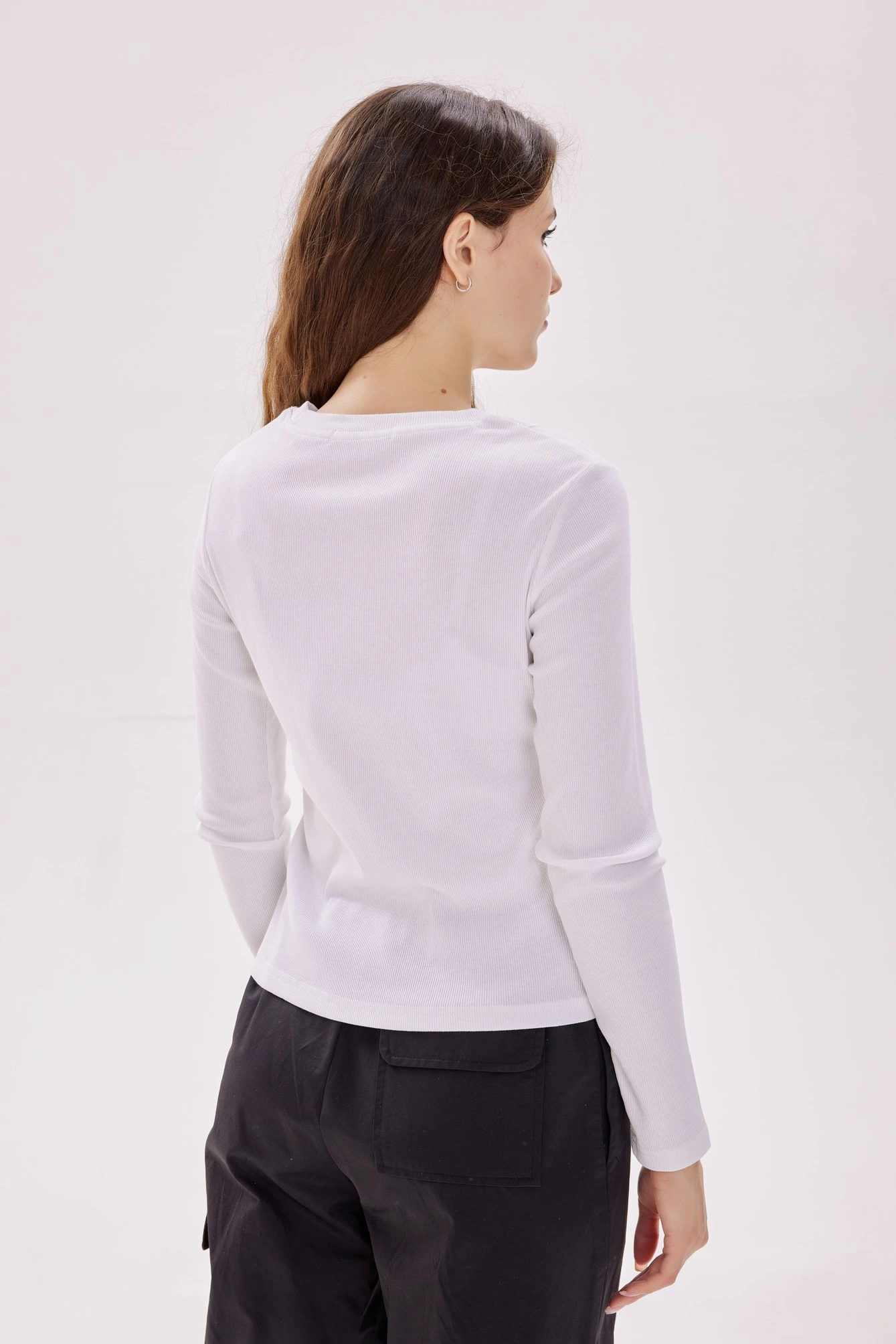 Лонгслив белый для женщин 40214-4 59