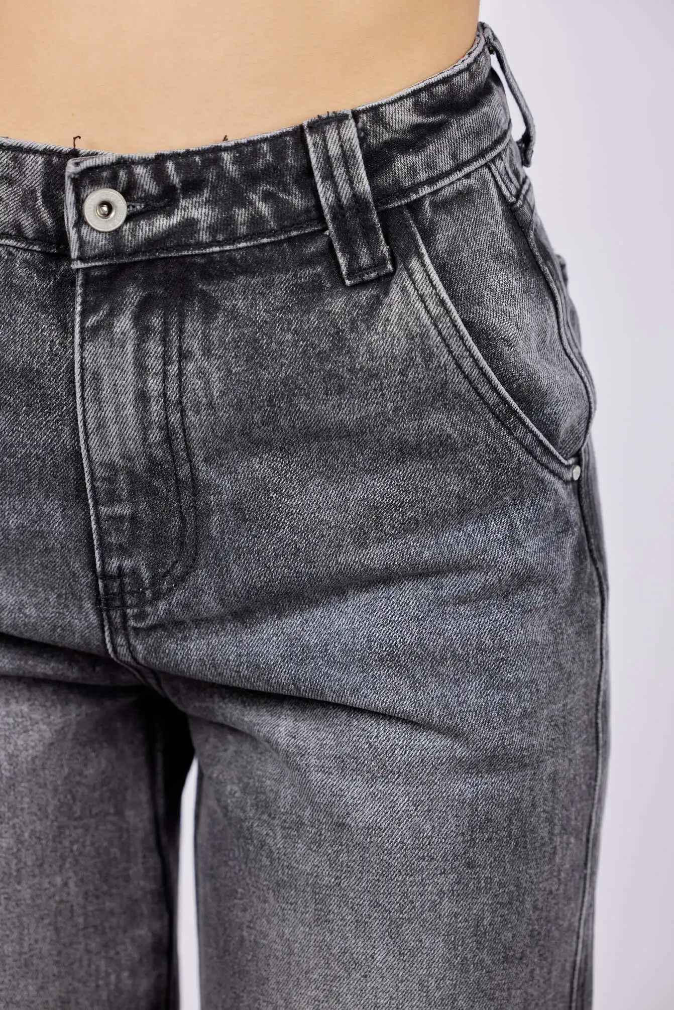 Джинсы серый для женщин 43217-61 74