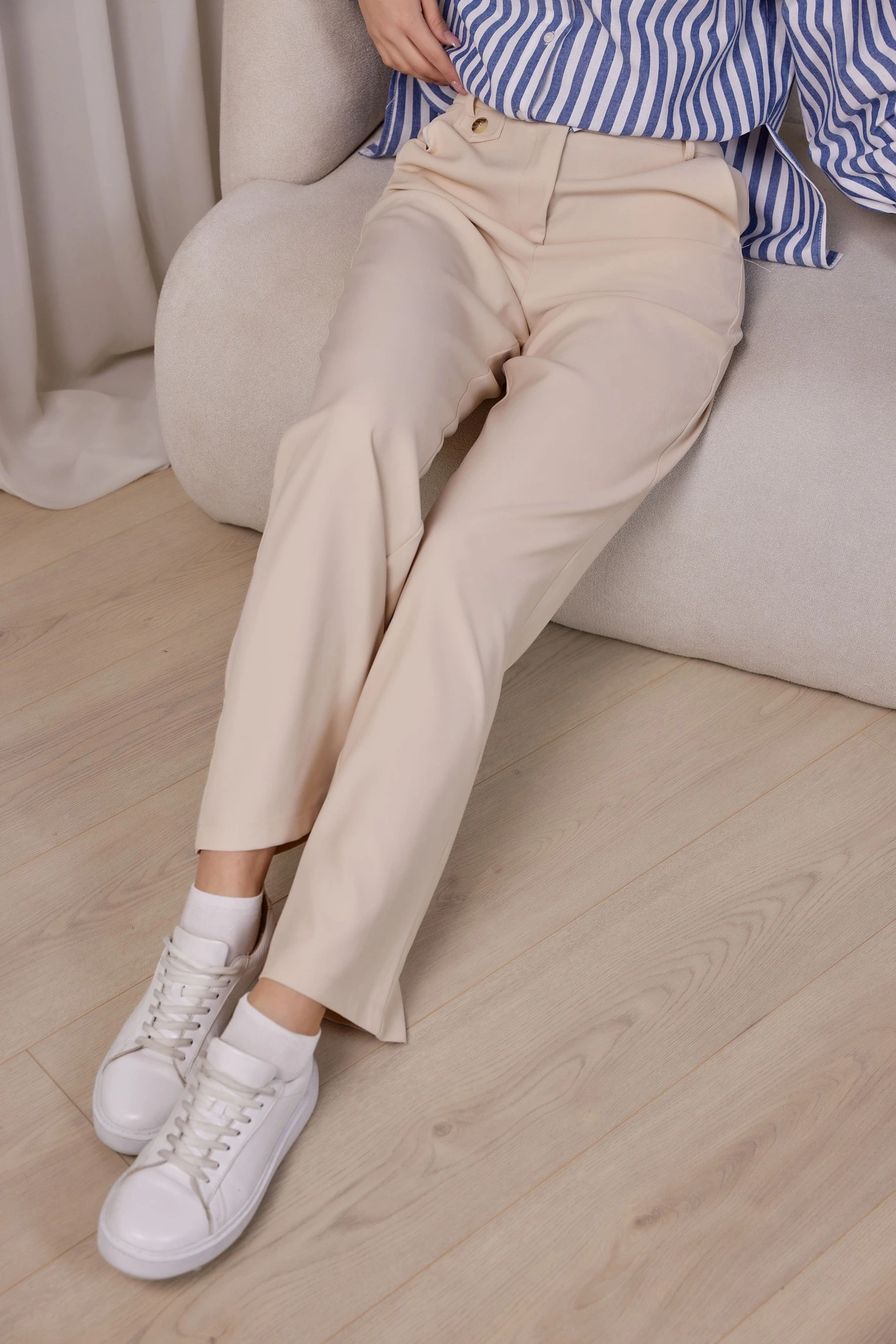 Брюки айвори для женщин 40108-234 71