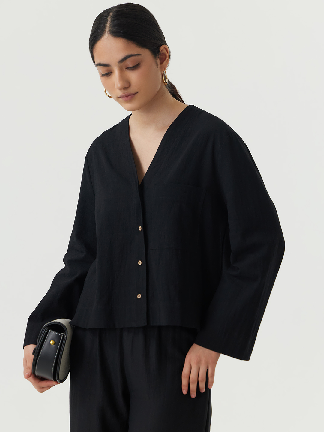 Блузка черный для женщин 48239-1 28