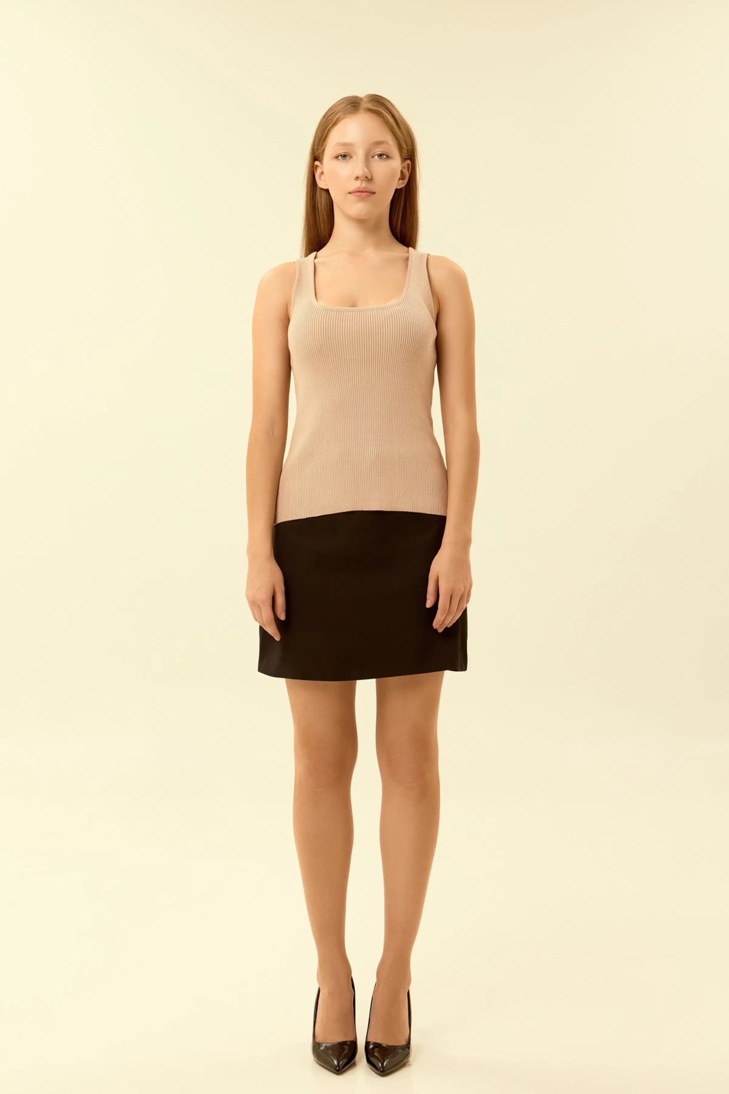 Топ бежевый для женщин 46115-15 46