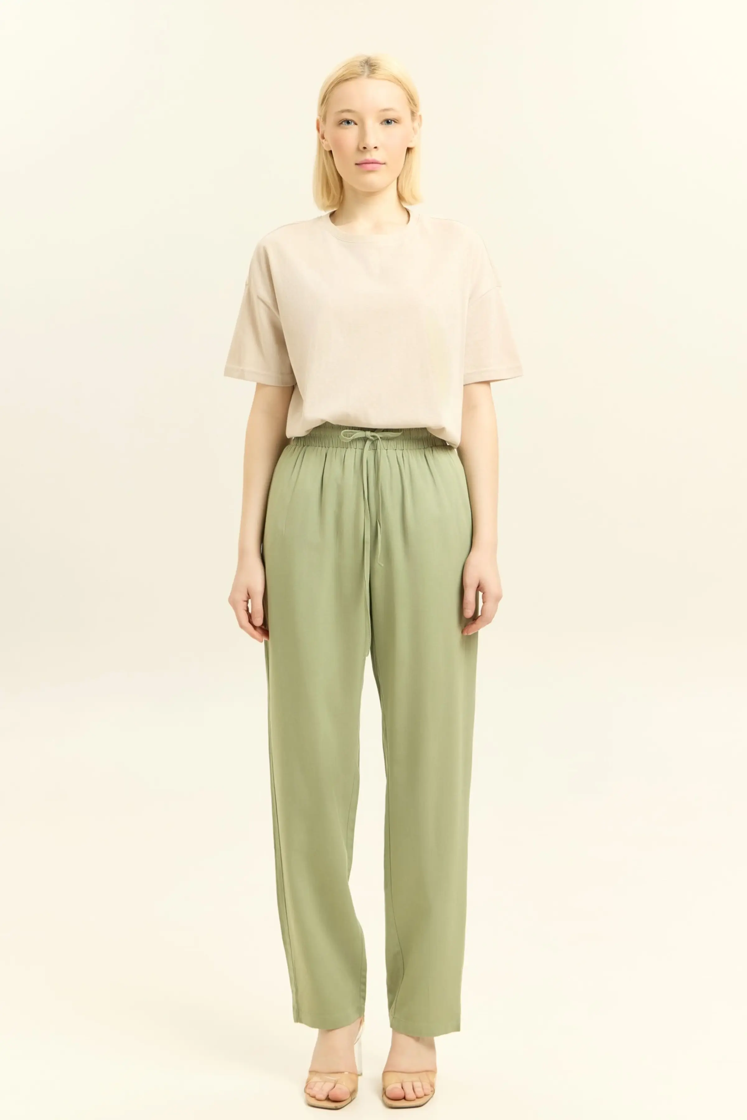 Брюки хаки для женщин 45289-14 71