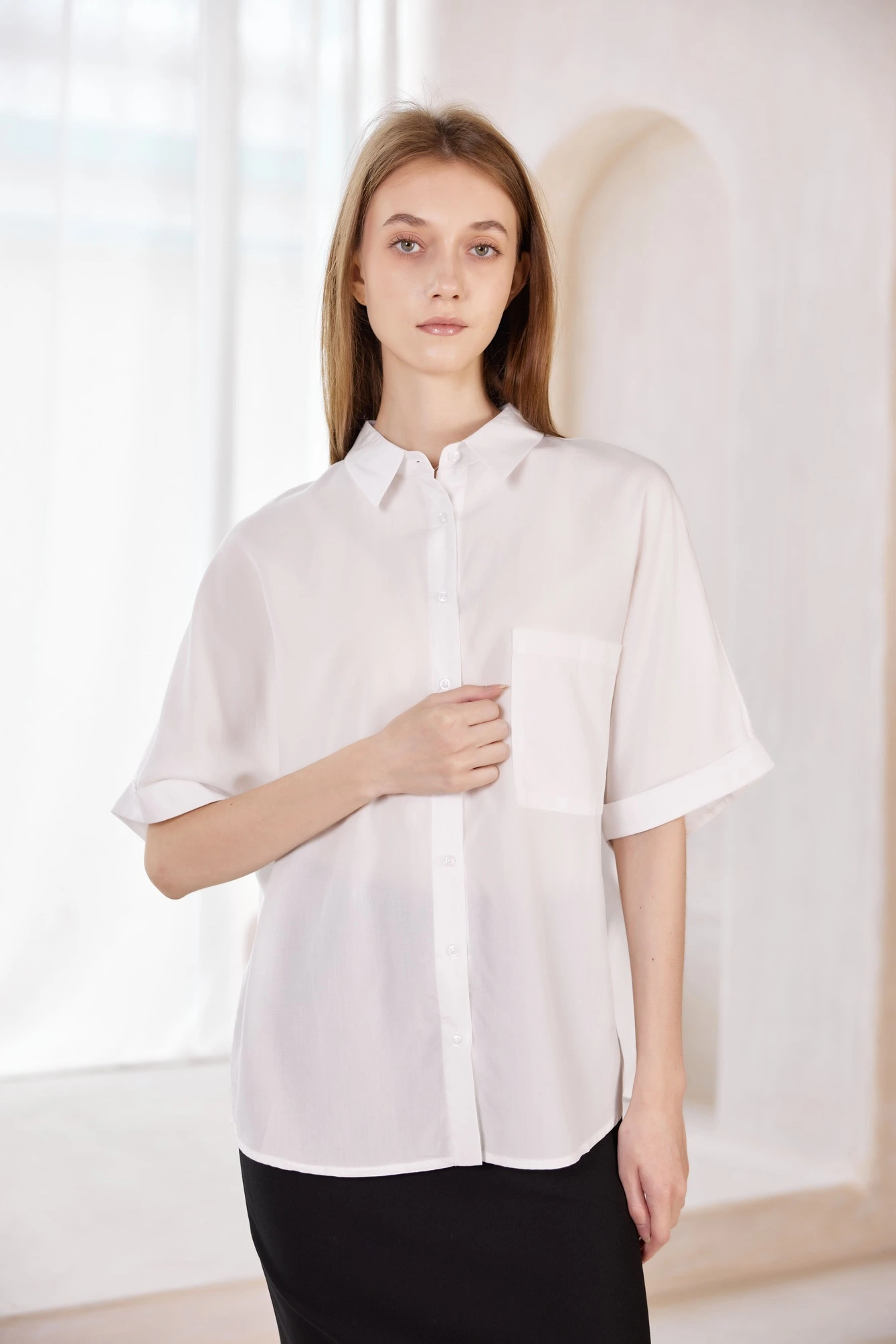 Рубашка белый для женщин 42104-4 66
