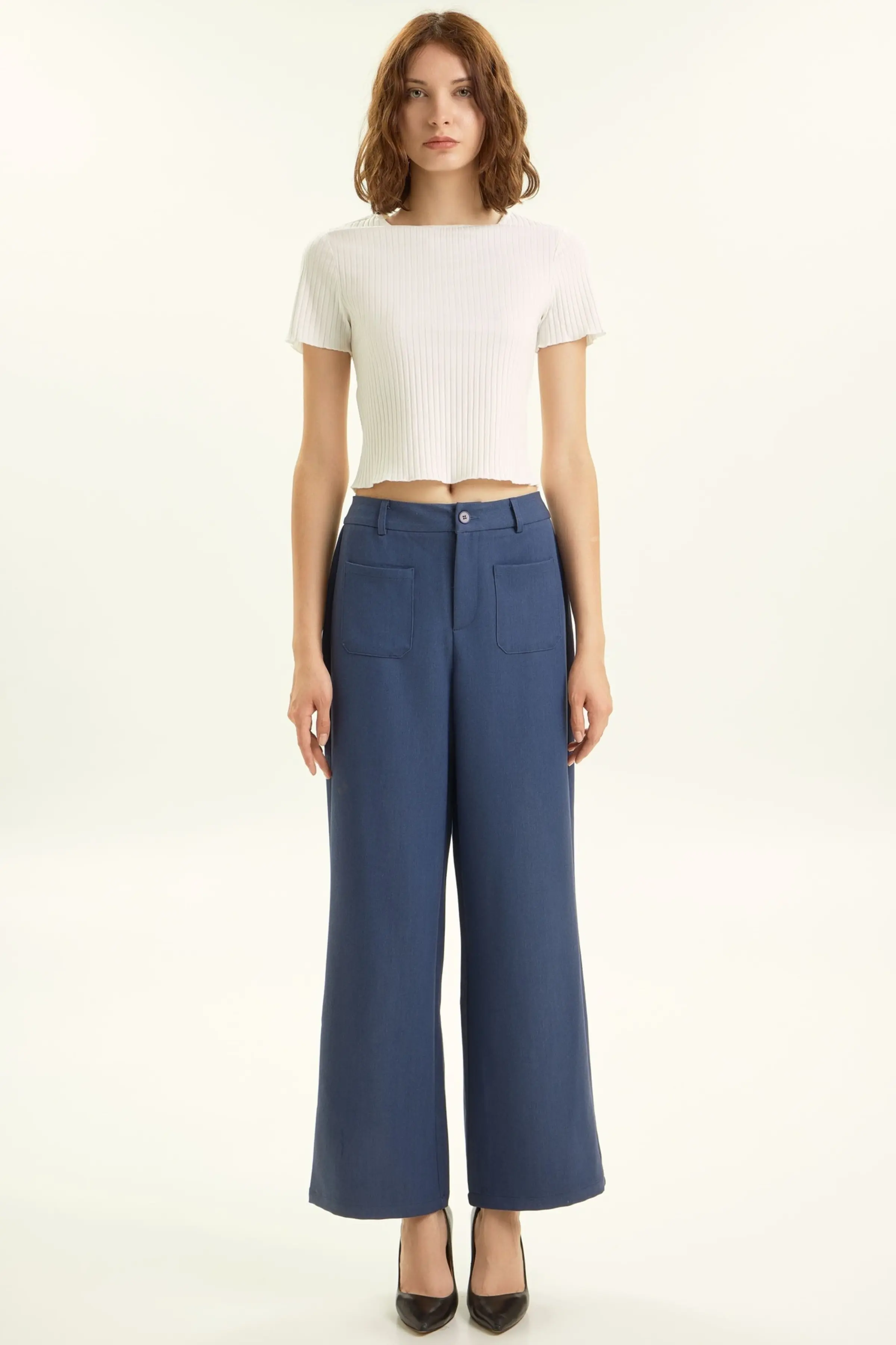 Брюки темно-синий для женщин 45337D-18 71