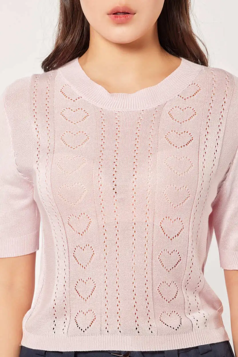 Джемпер розовый для женщин 44233-17 60