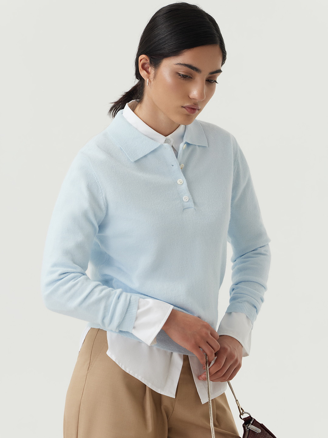 Джемпер голубой для женщин 48107-10 60