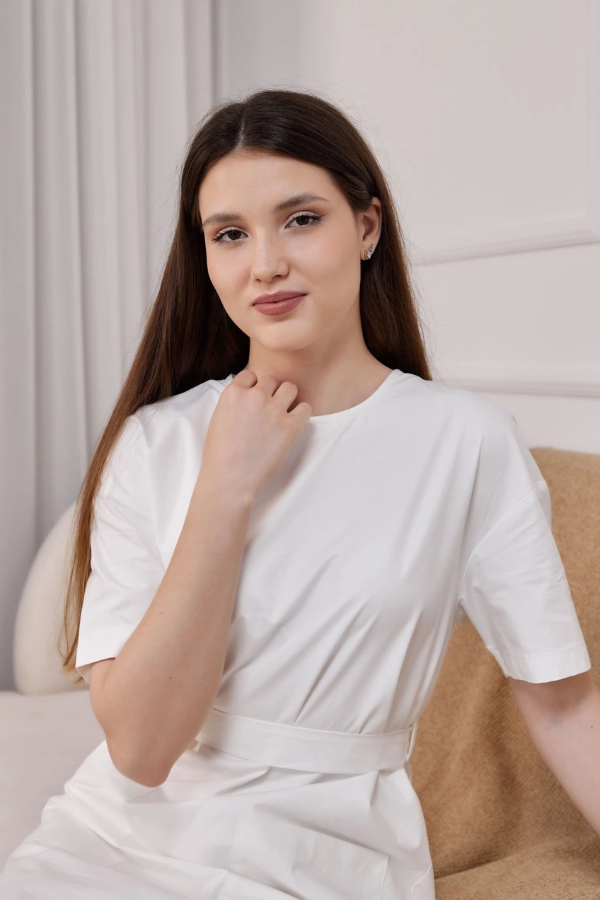 Платье белый для женщин 41299-4 54