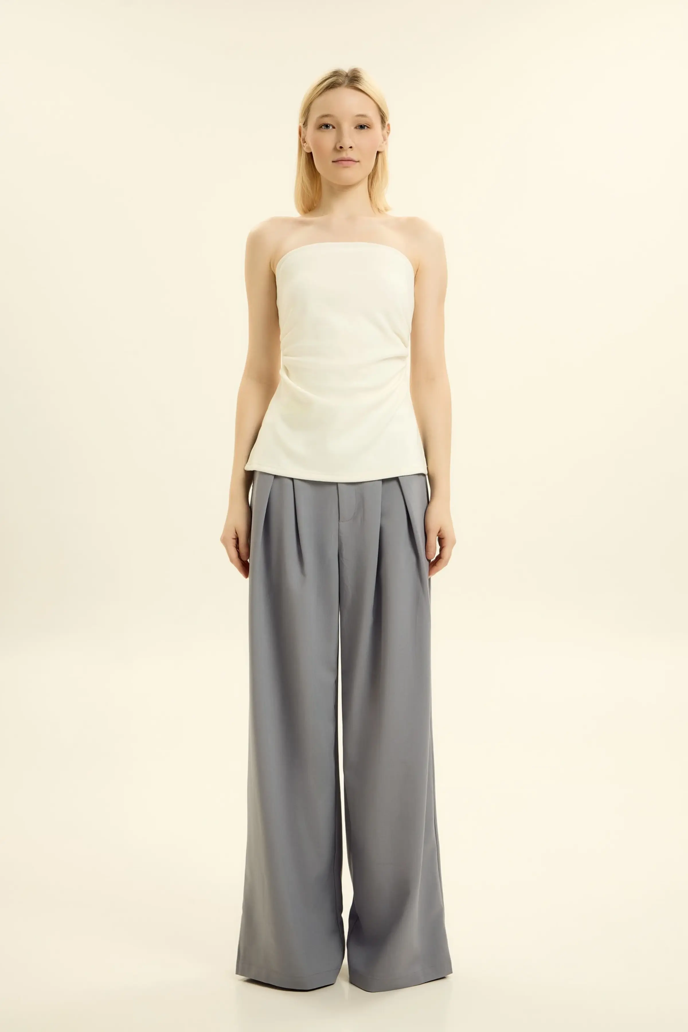 Топ белый для женщин 46202-4 46