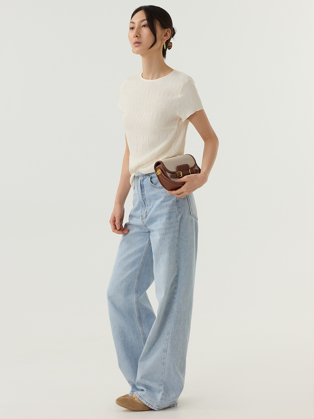 Футболка айвори для женщин 48234-234 67