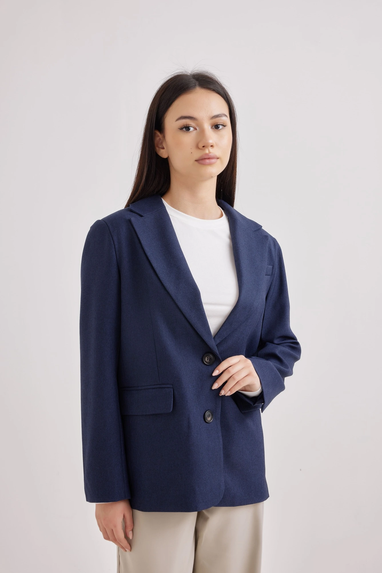 Жакет синий для женщин 42177-65 64