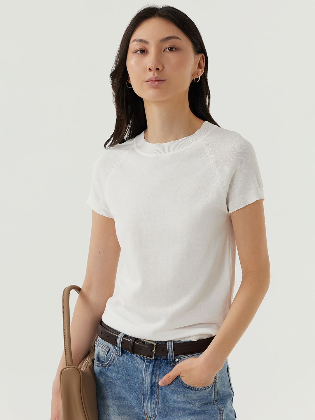 Джемпер белый для женщин 48140-4 60