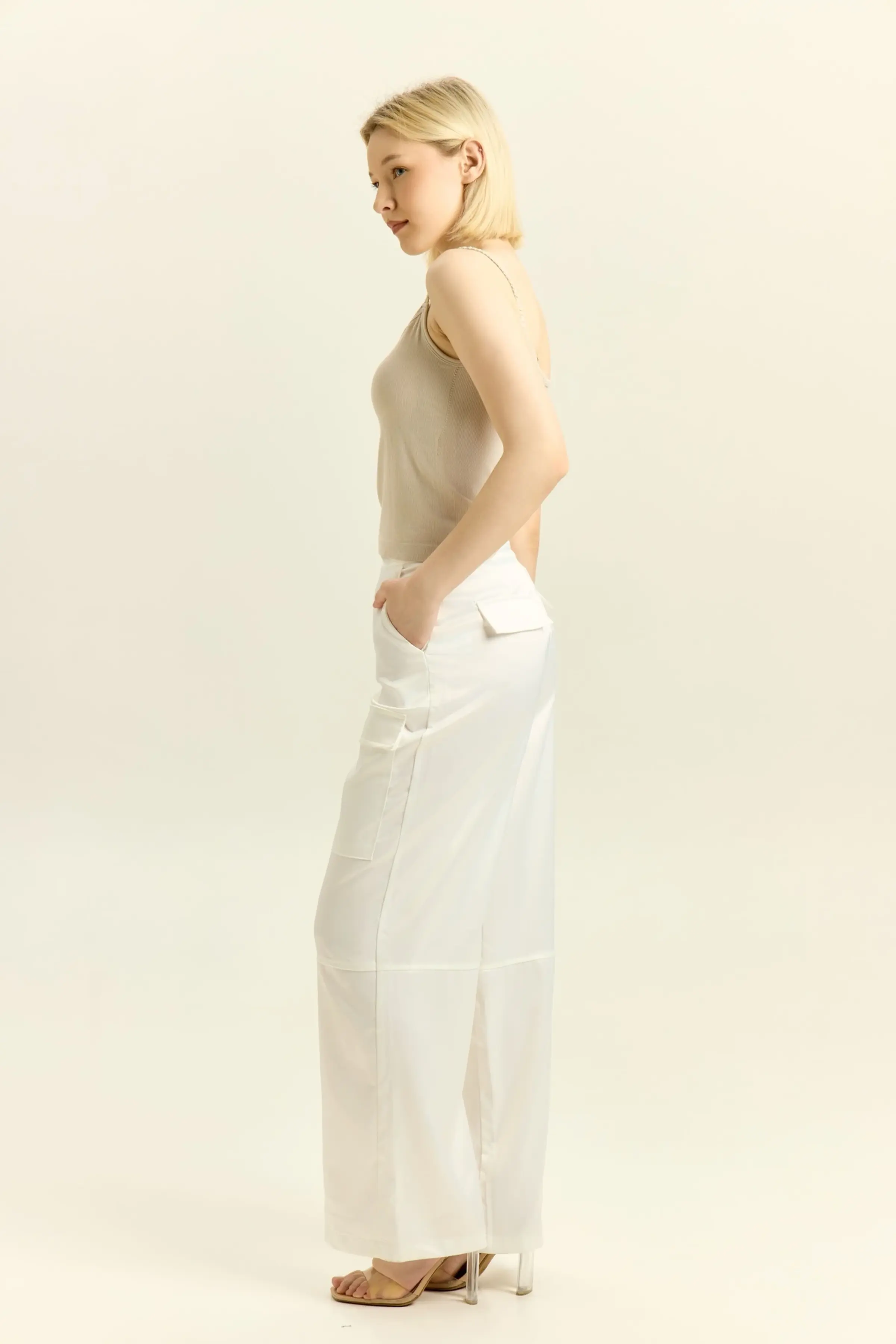 Брюки белый для женщин 41197-4 71