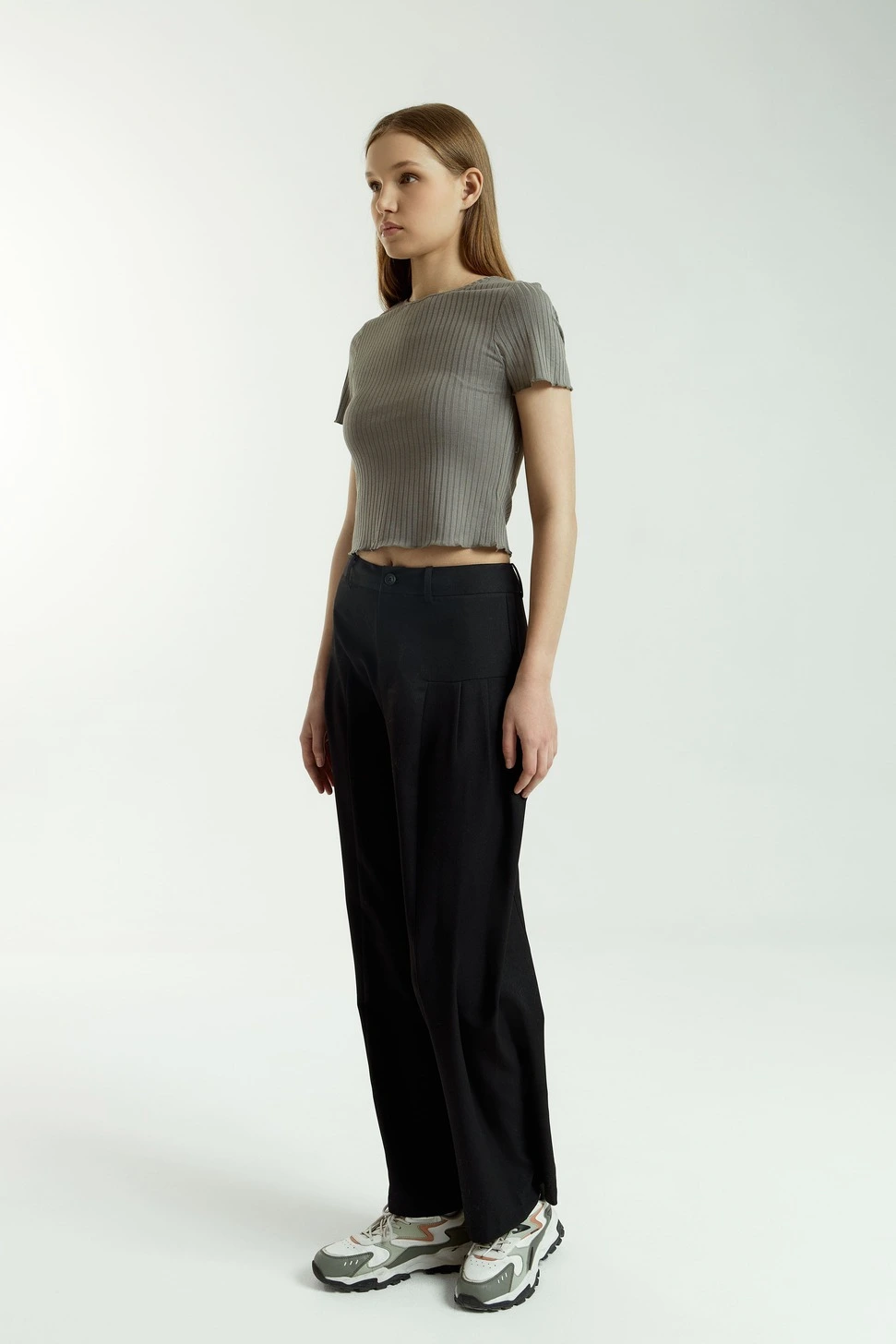 Брюки черный для женщин 44291-1 71