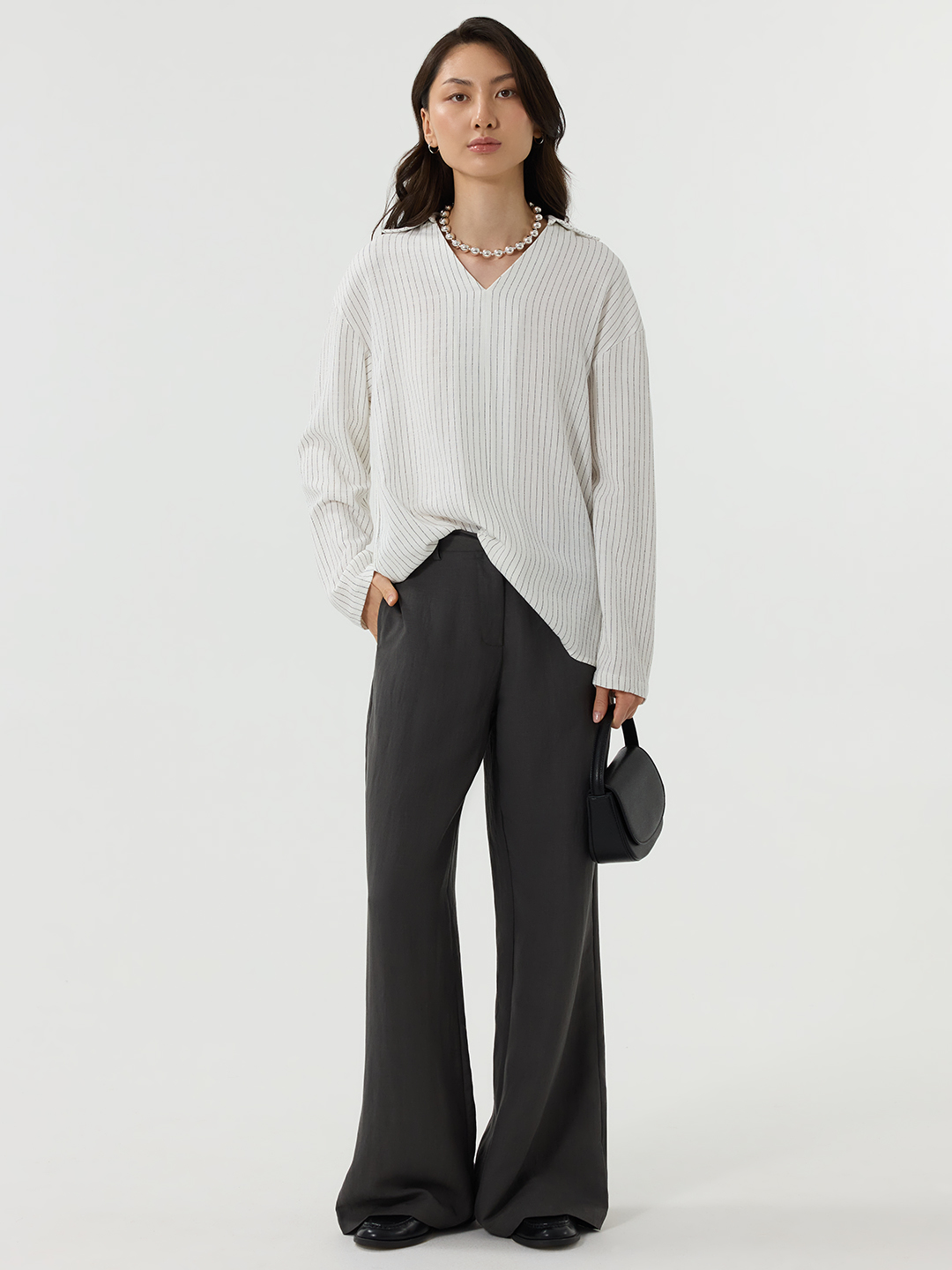 Брюки серый для женщин 49132-61 71