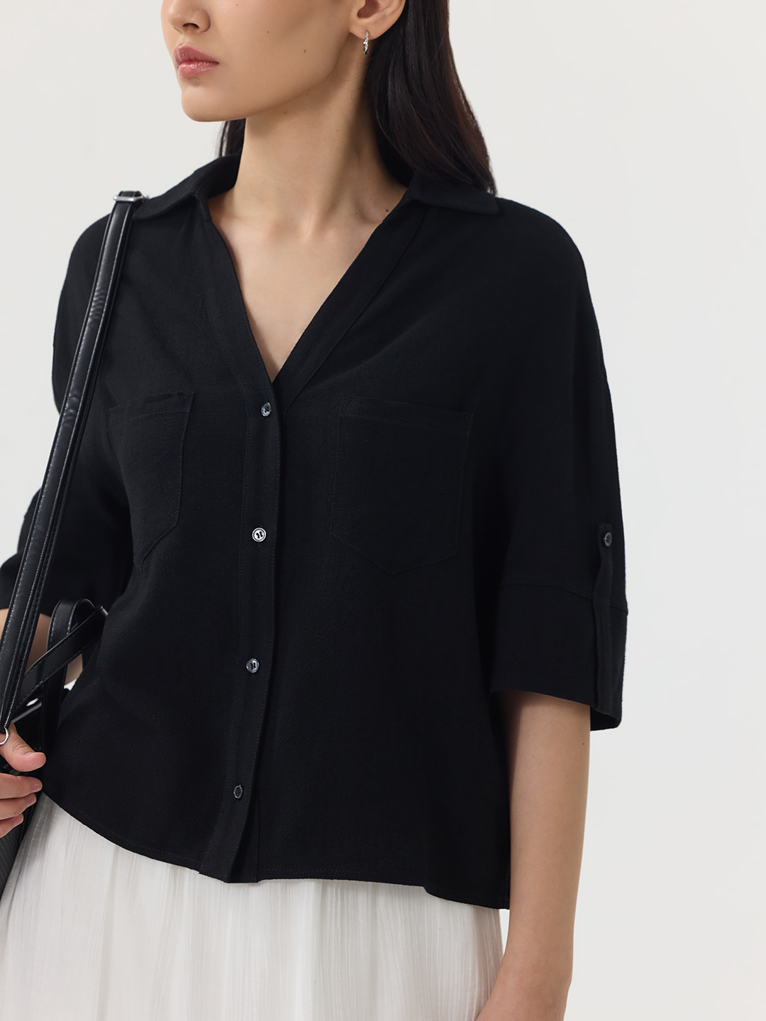 Рубашка черный для женщин 49122-1 66