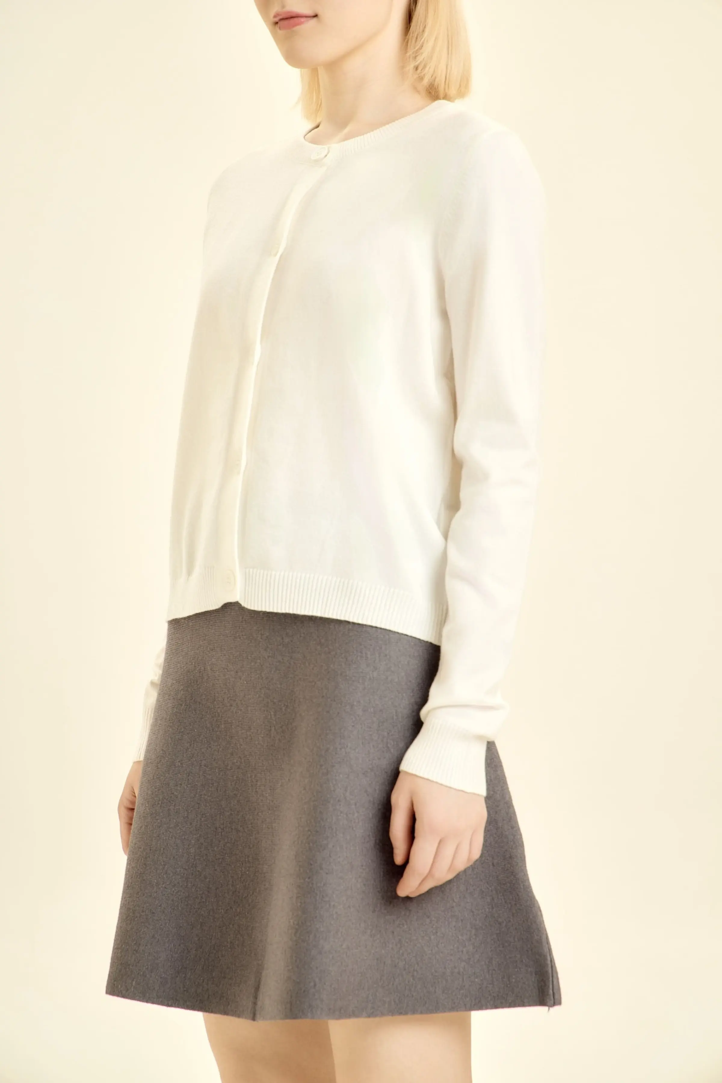 Кардиган белый для женщин 46231-4 50