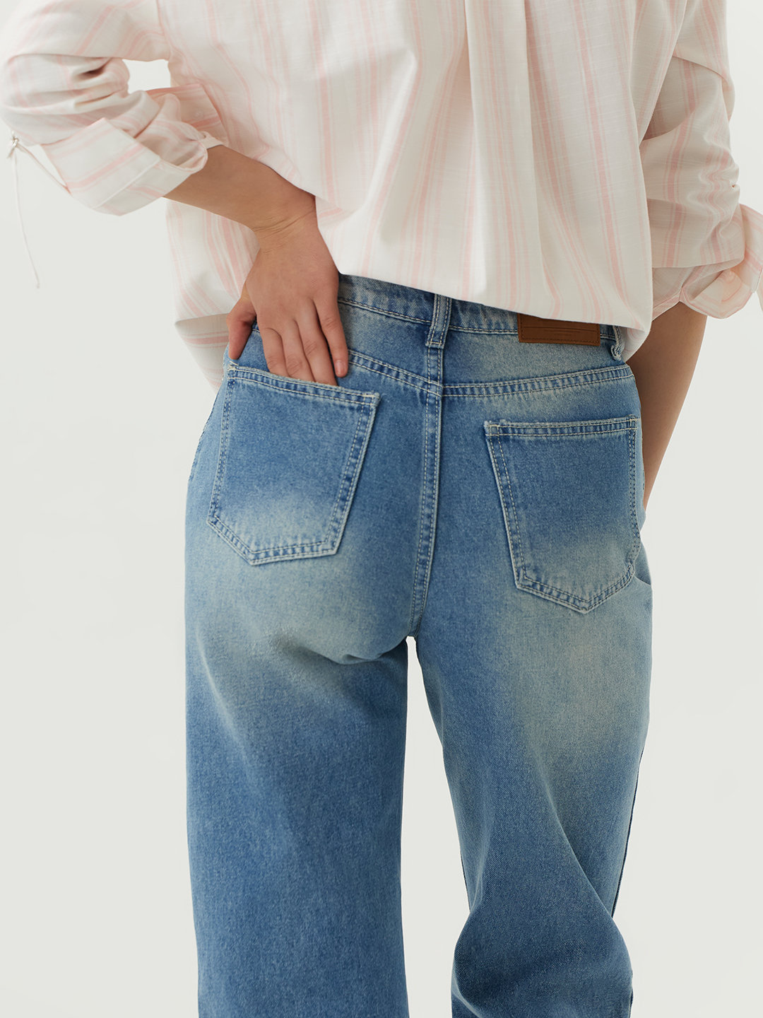 Джинсы голубой для женщин 48360-10 74