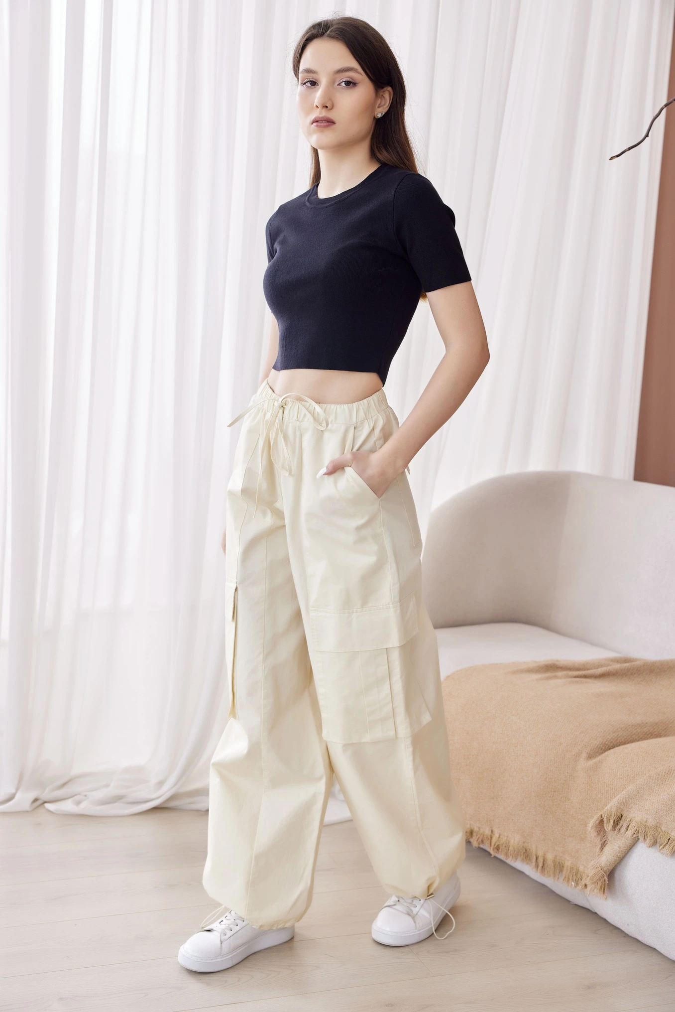 Брюки айвори для женщин 40207-234 71