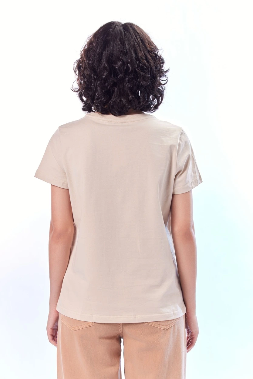 Футболка бежевый для женщин 44159-15 67