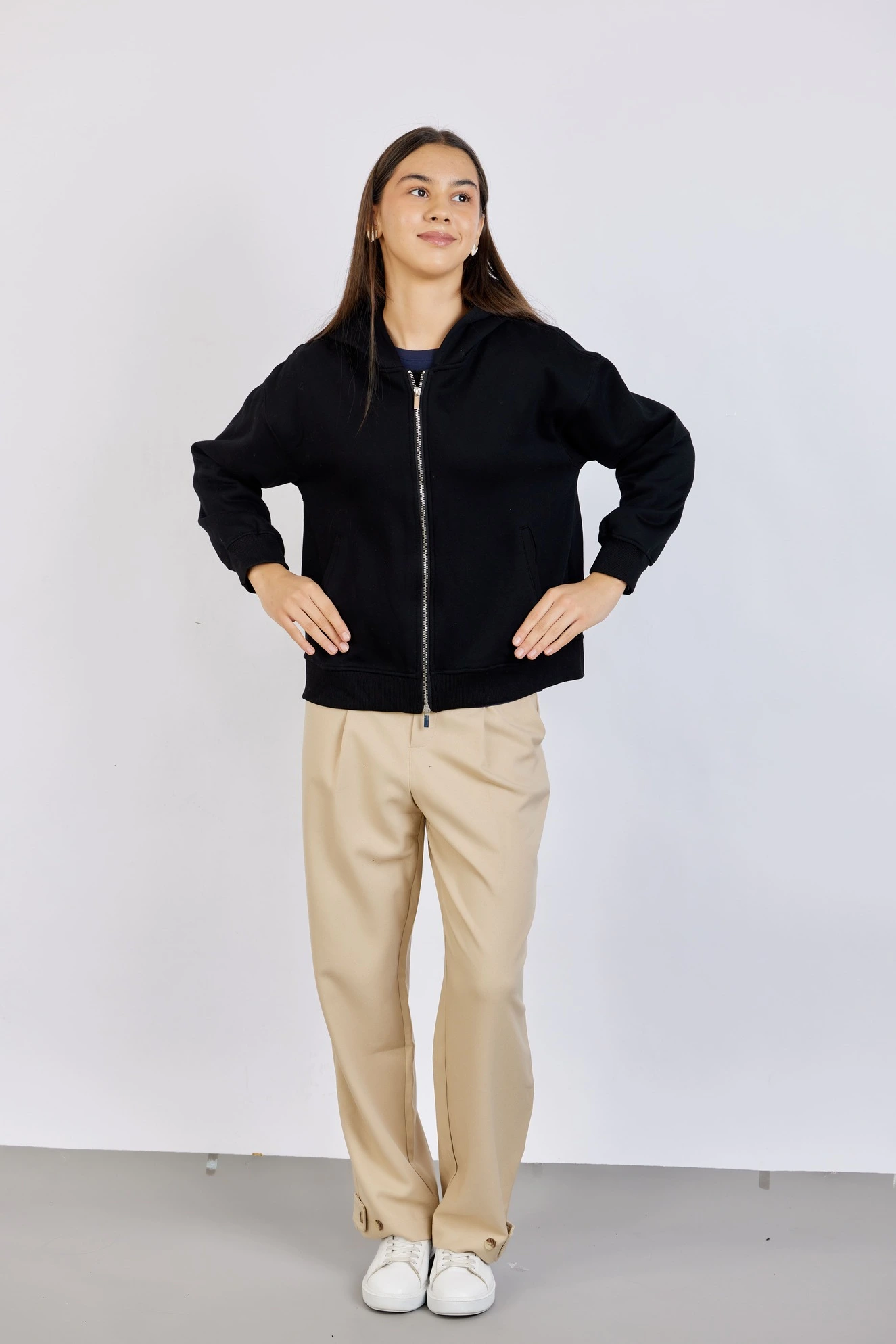 Брюки бежевый для женщин 43154-15 71