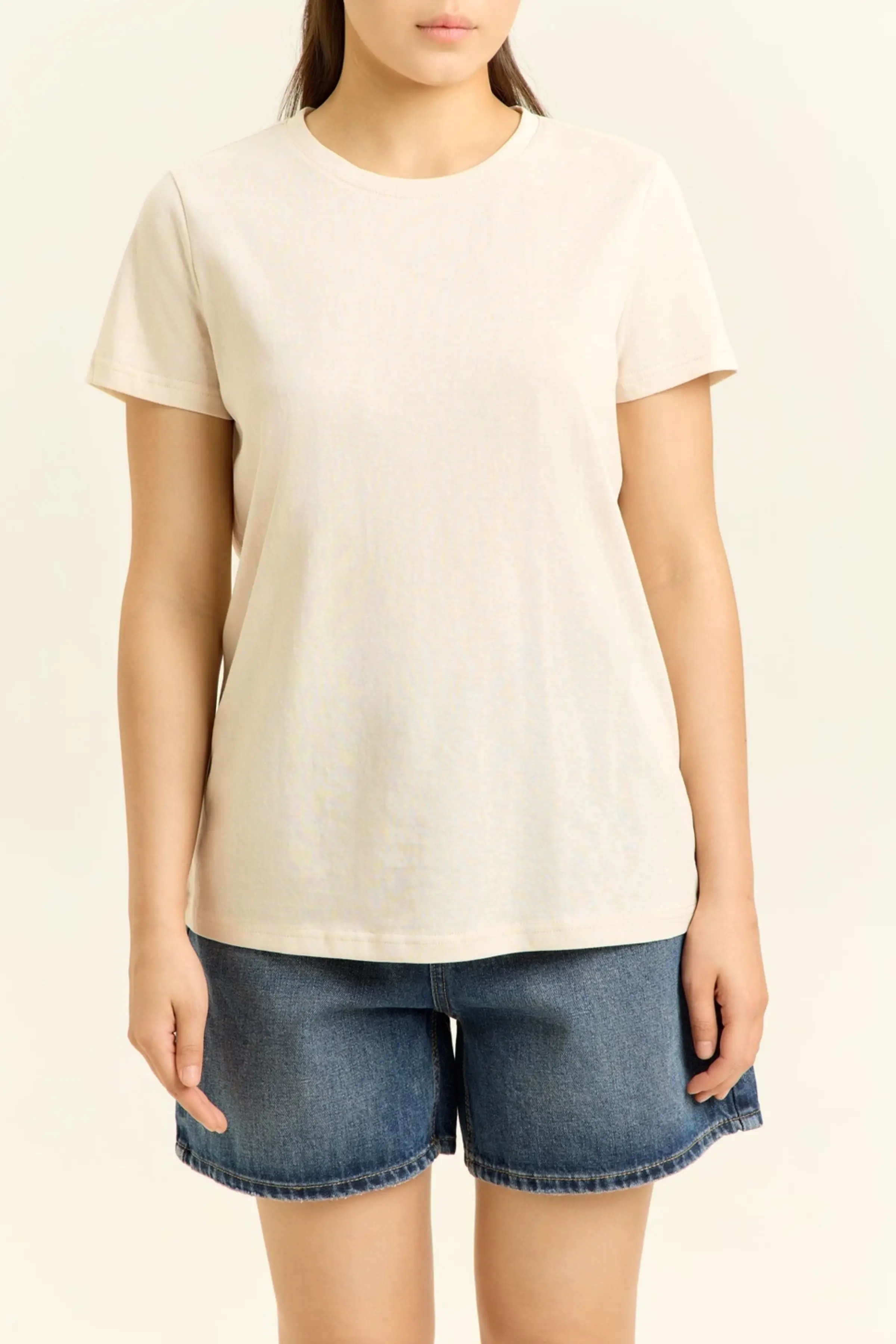 Футболка бежевый для женщин 45107-15 67