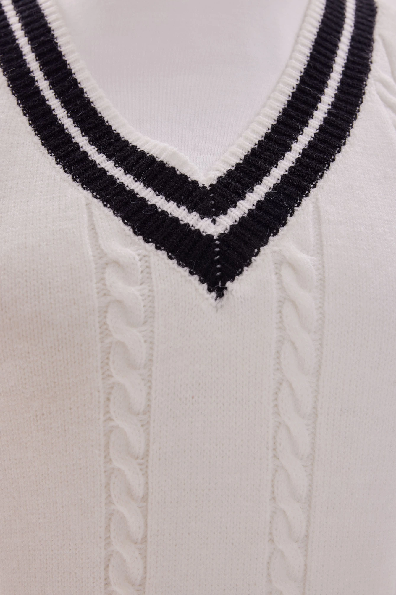 Жилетка черно-белый для женщин 40119-109 68