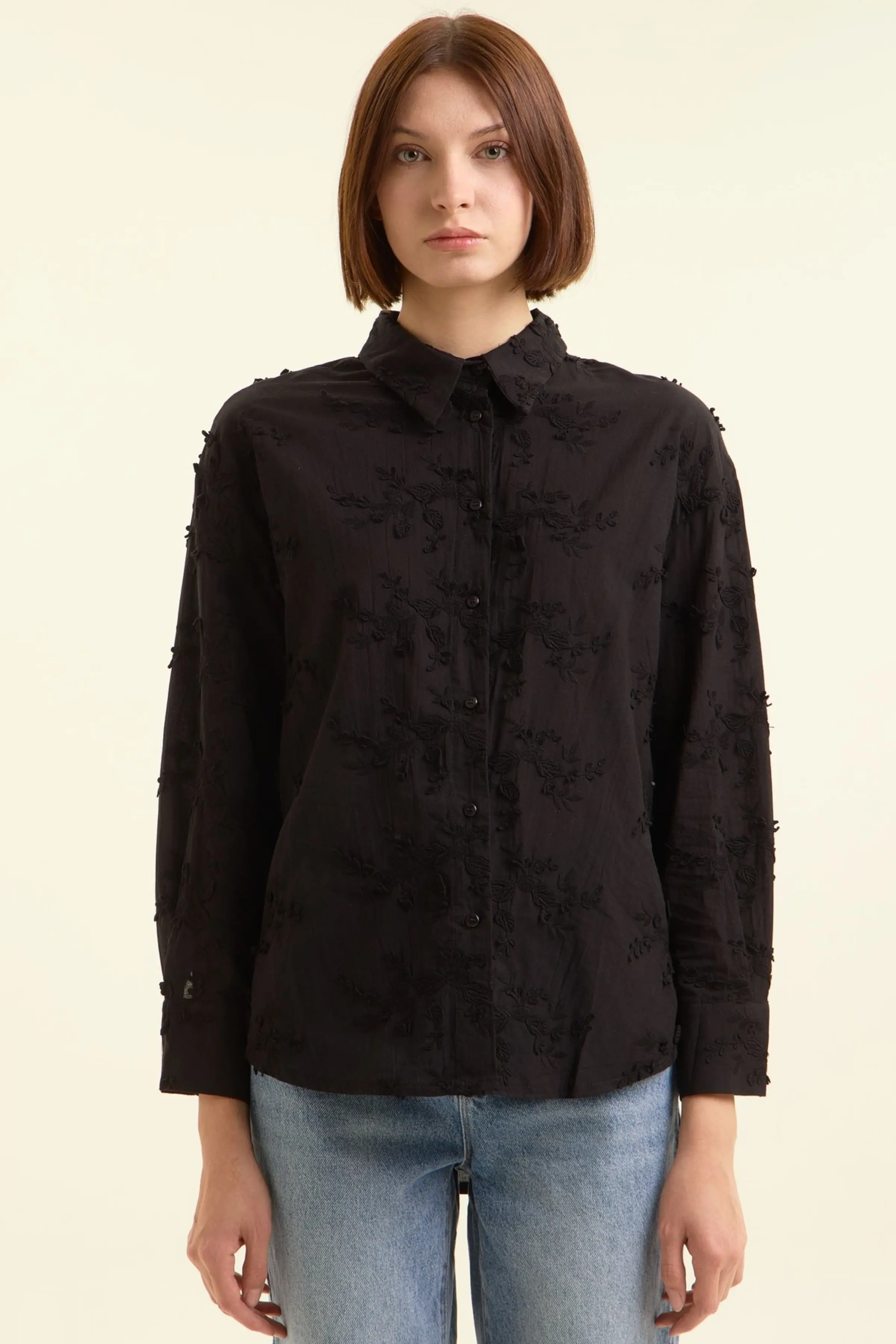 Рубашка черный для женщин 47203-1 66