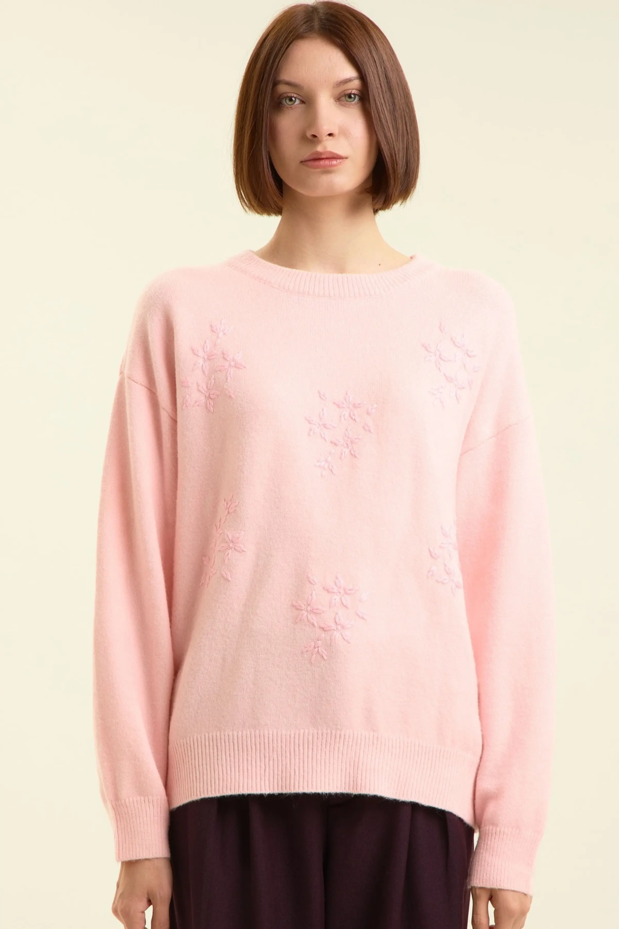 Свитер розовый для женщин 47187-17 65