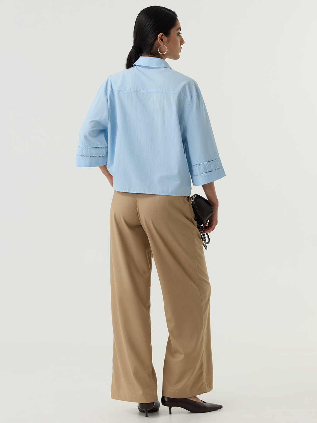 Рубашка голубой для женщин 48255-10 66