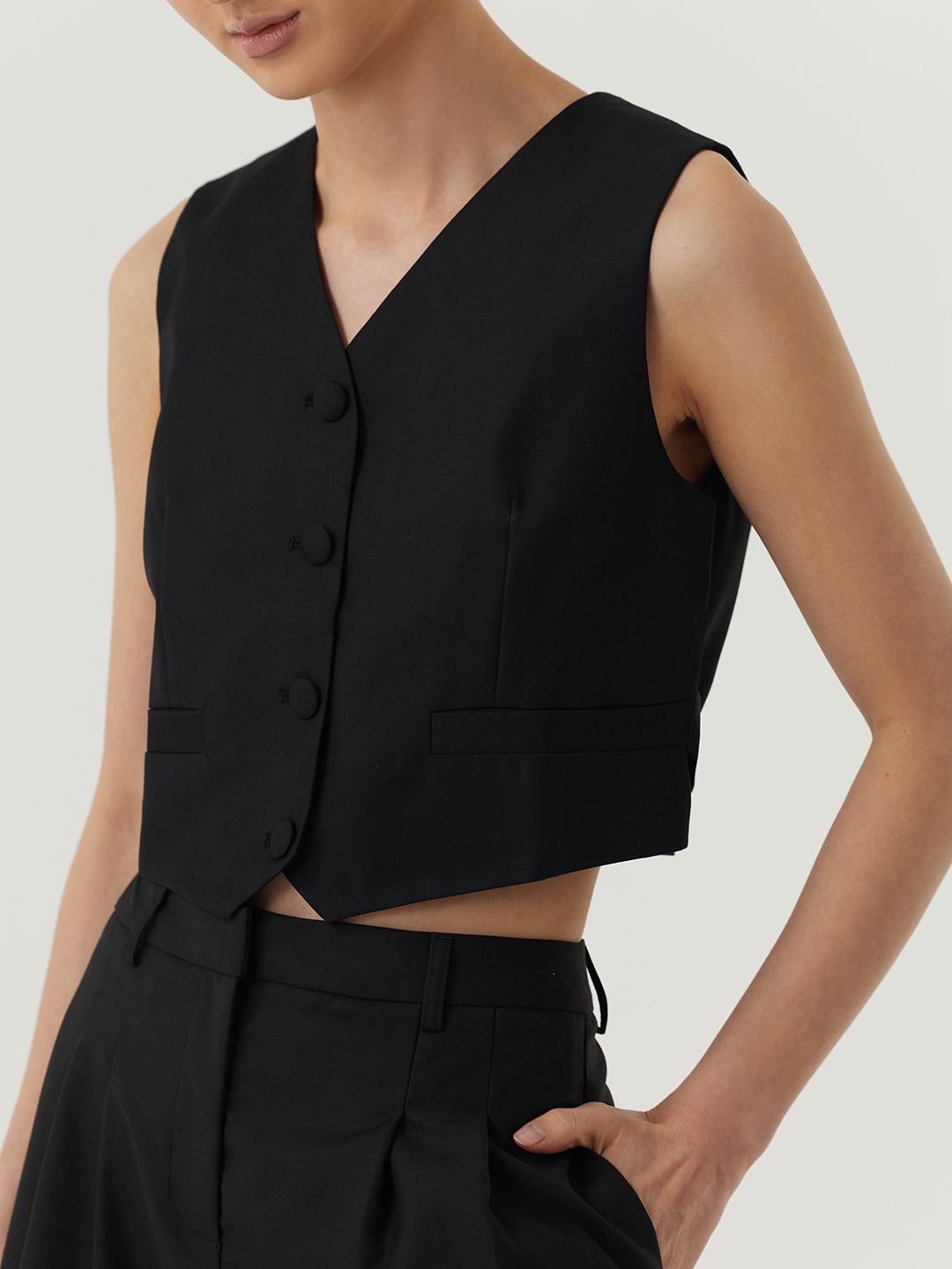 Жилетка черный для женщин 48229-1 68