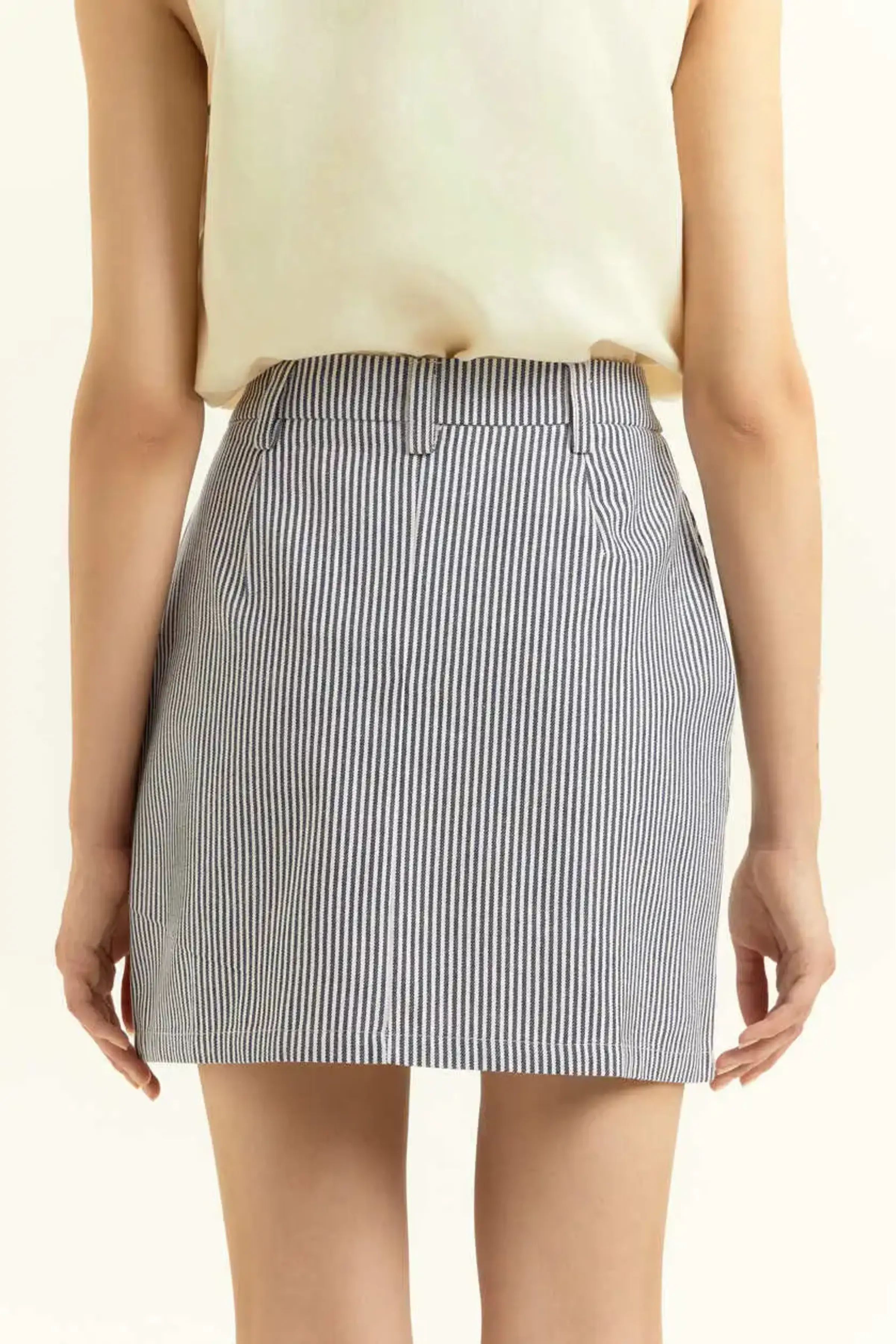 Юбка бело-синяя полоска для женщин 45191-48 52