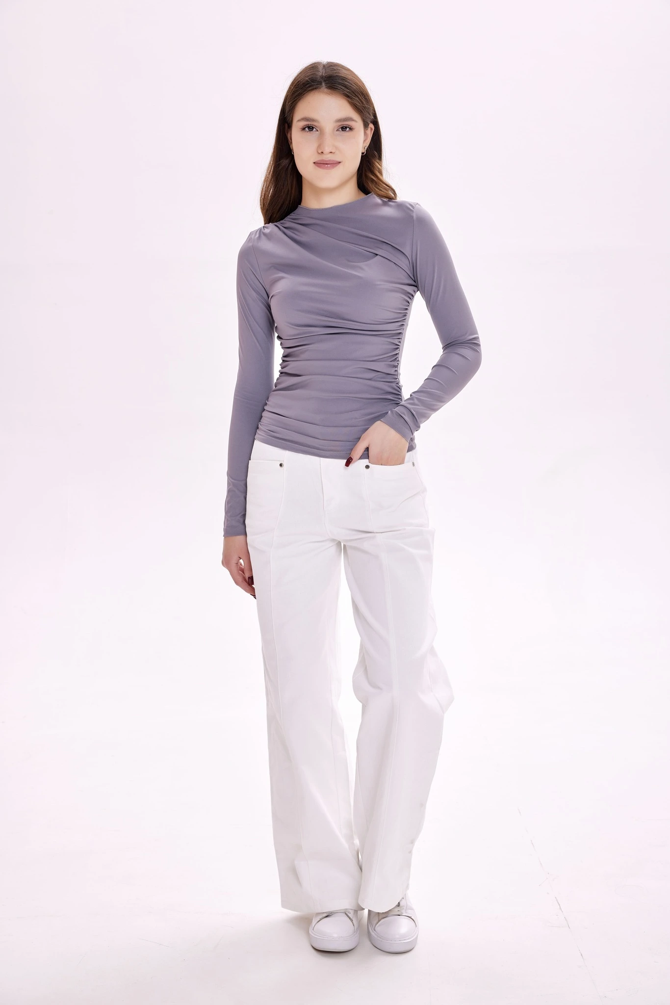 Брюки белый для женщин 39279-4 71