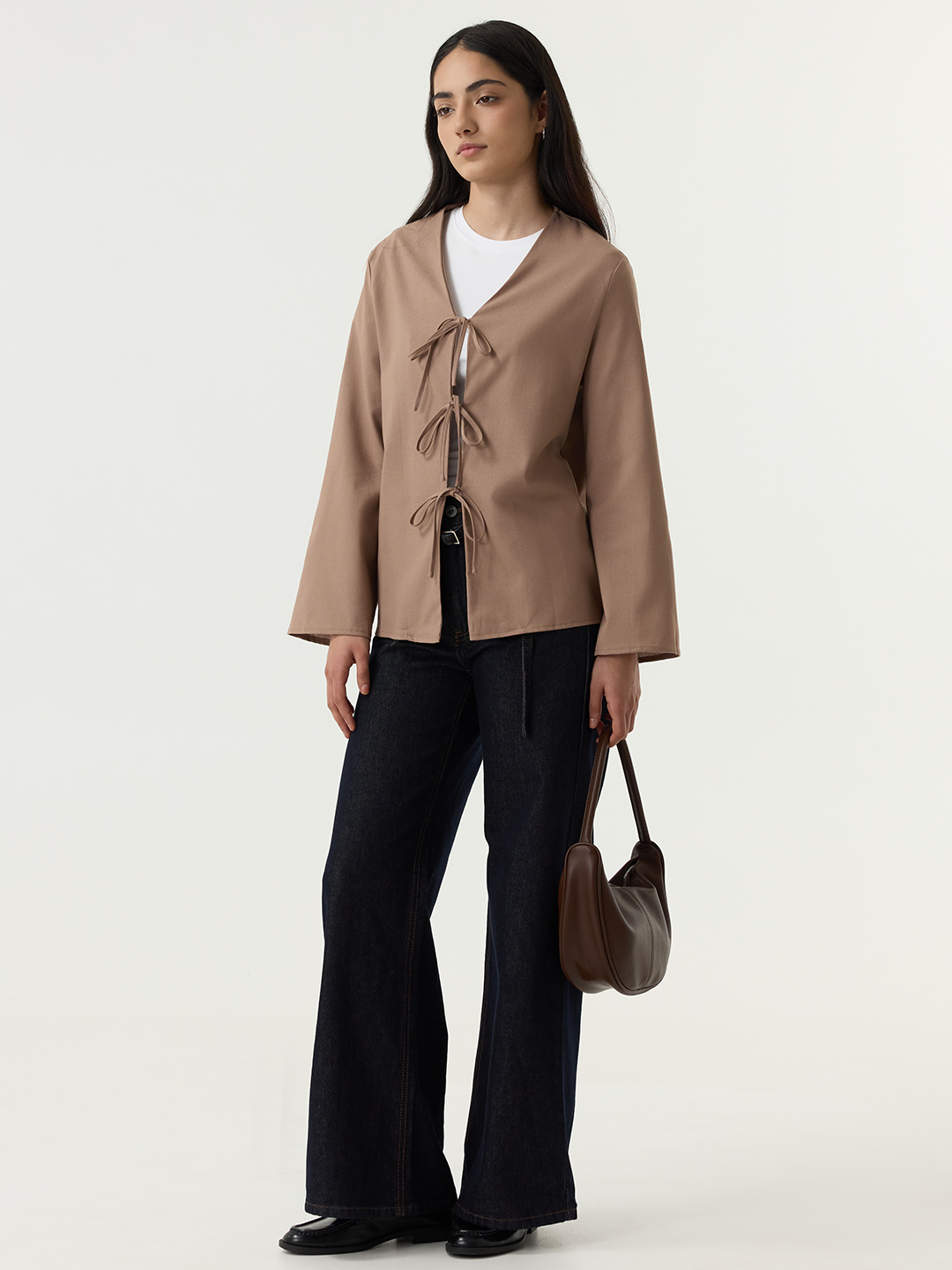 Блузка коричневый для женщин 48259-13 28