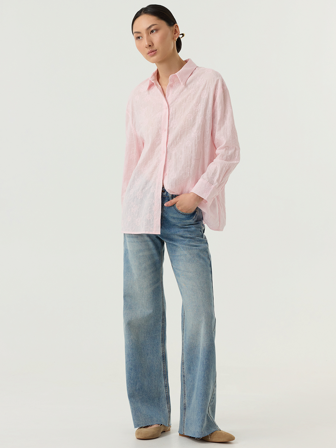 Джинсы голубой для женщин 48286-10 74