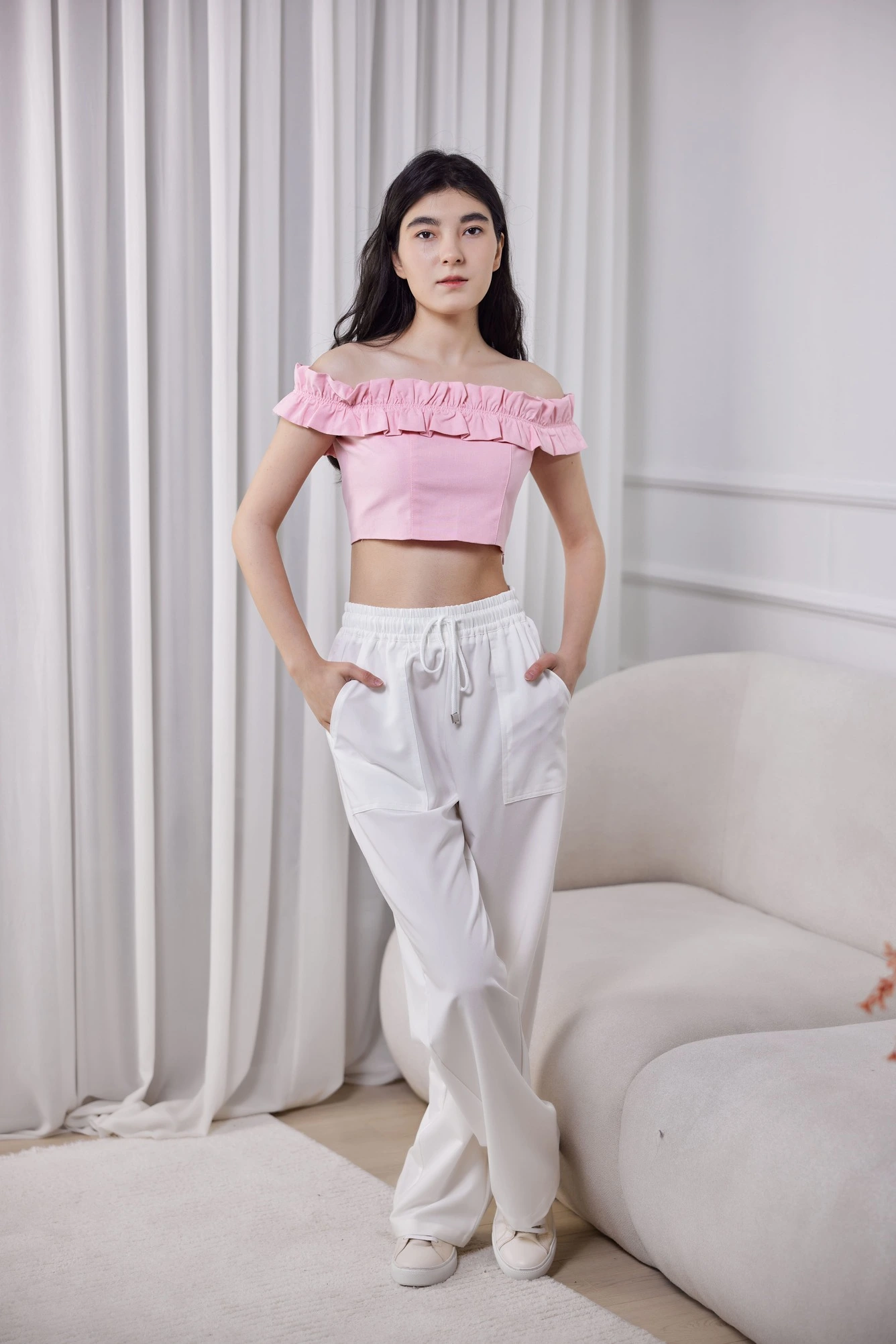 Топ розовый для женщин 41211-17 46