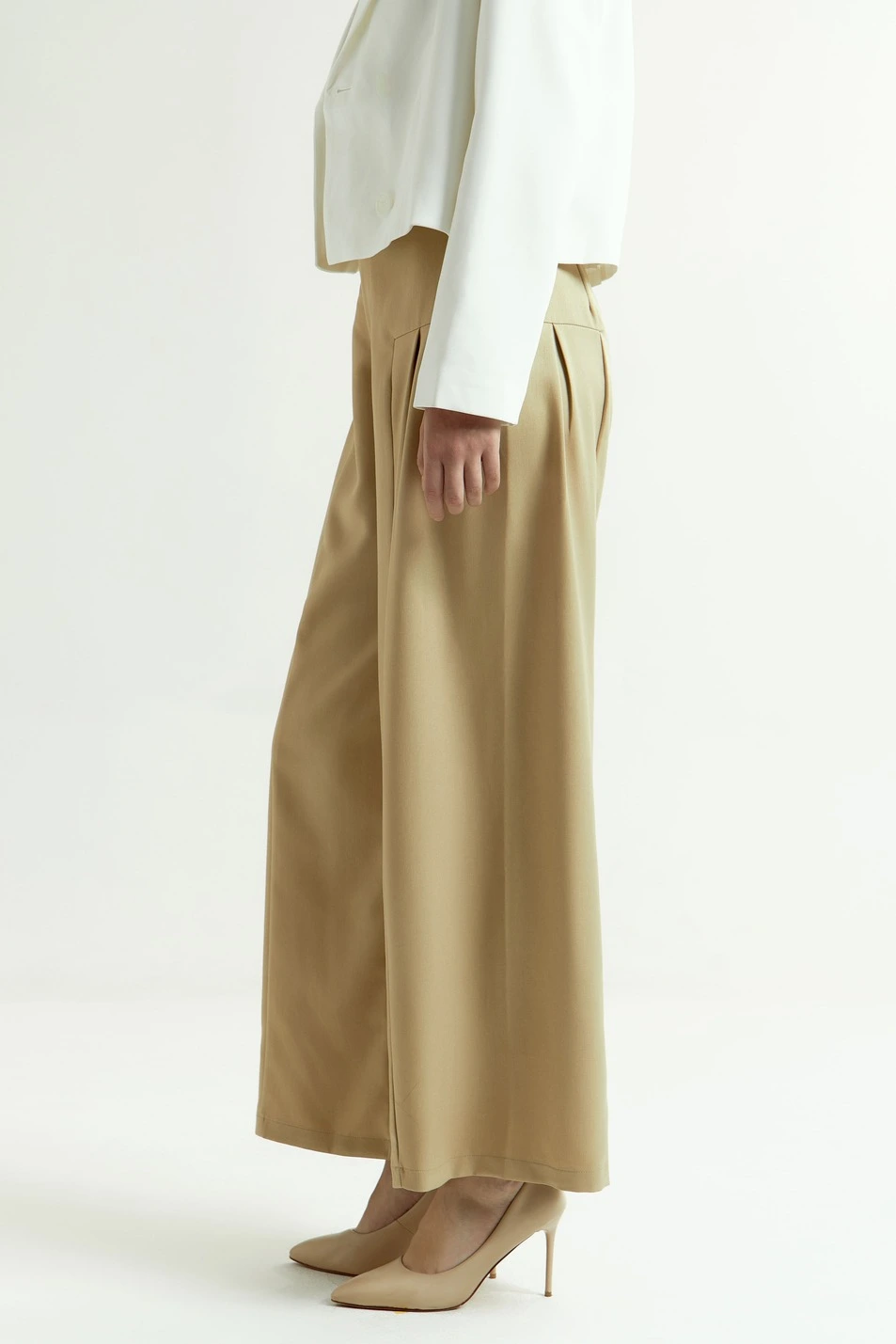 Брюки бежевый для женщин 44291-15 71