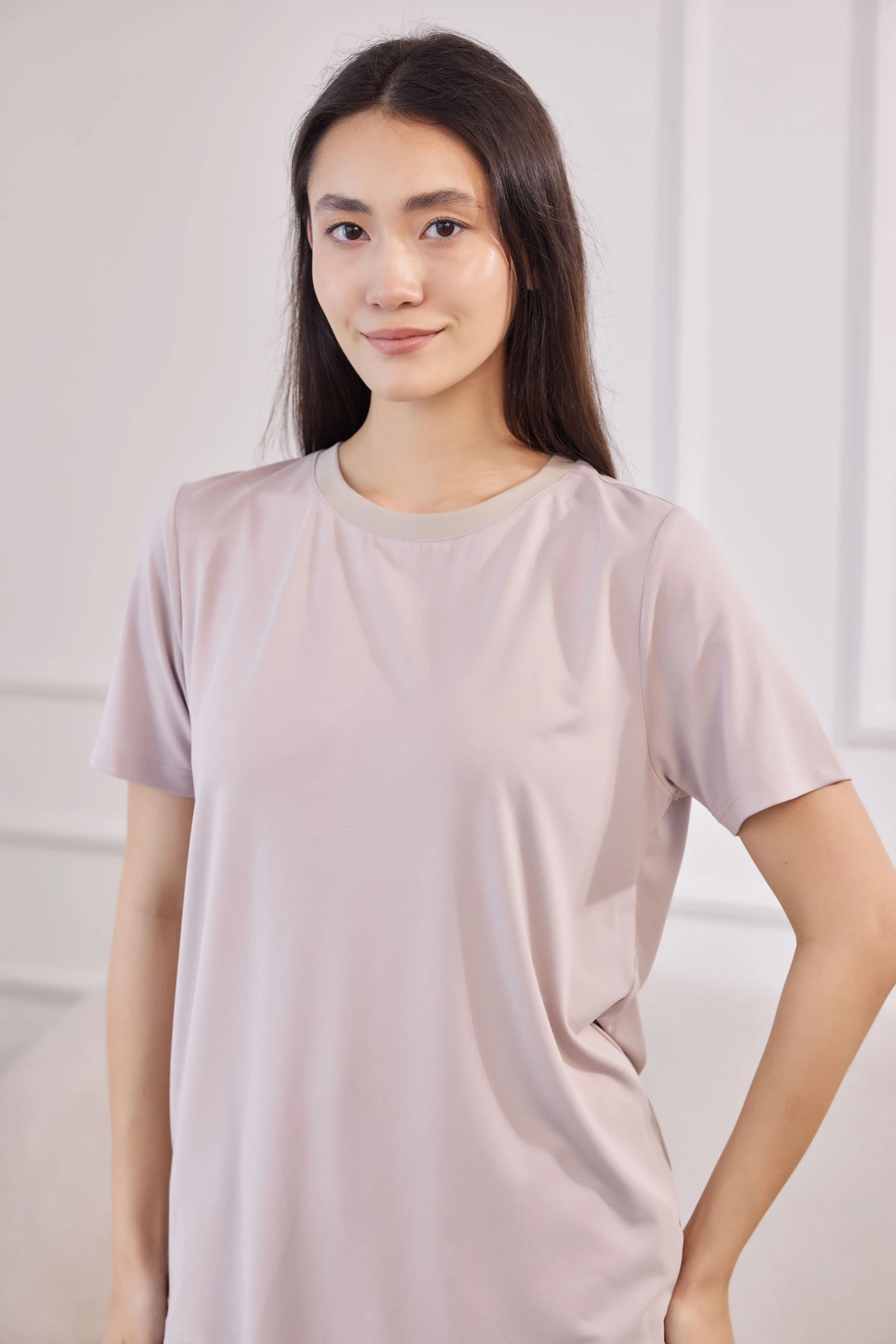 Футболка розовый для женщин 41288-17 67