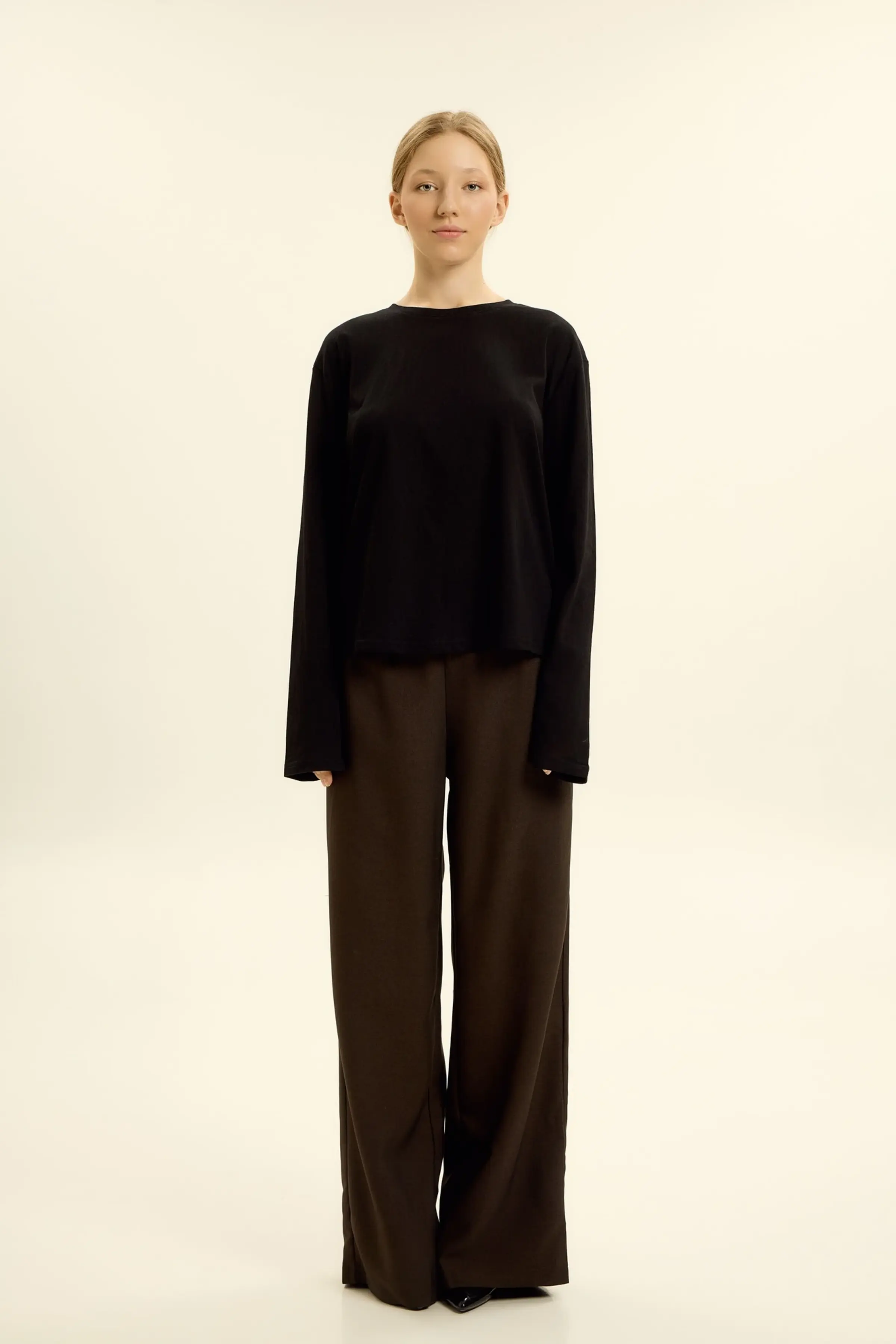 Лонгслив черный для женщин 46199-1 59