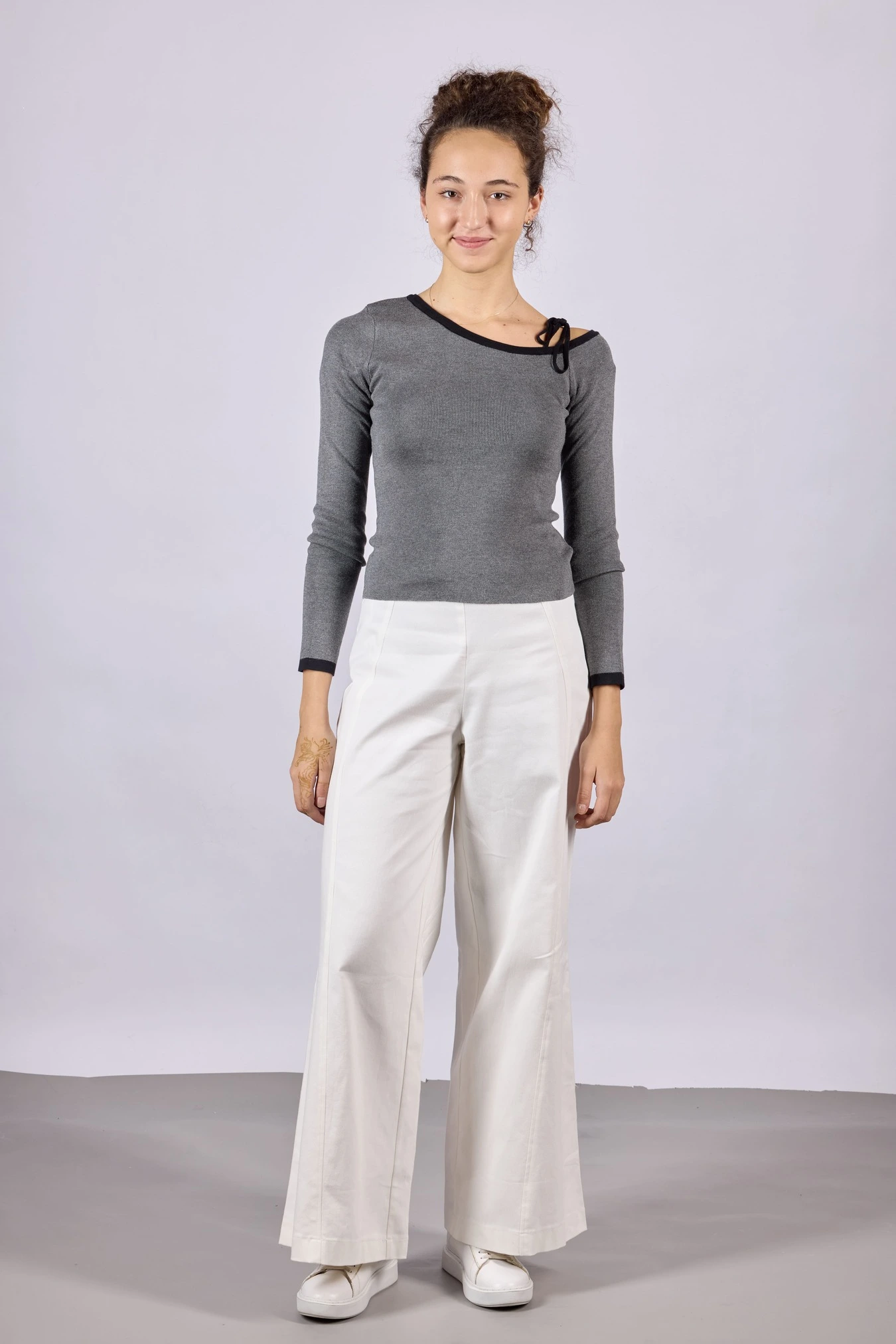 Джемпер серый для женщин 44128-61 60