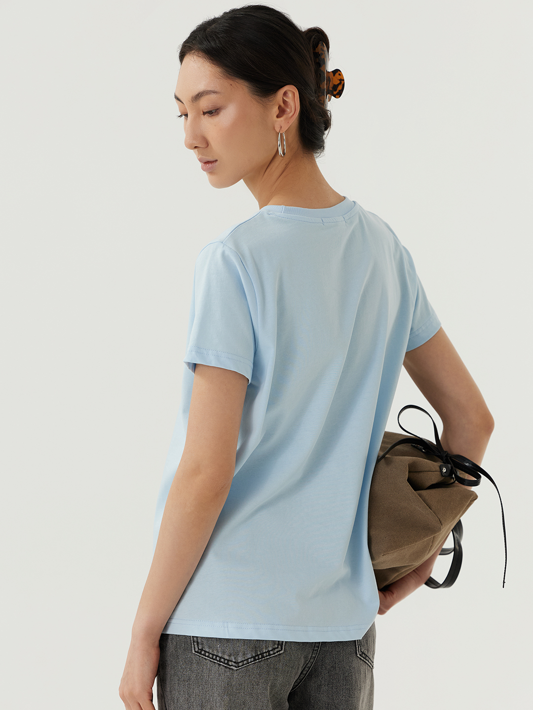 Футболка голубой для женщин 48280-10 67