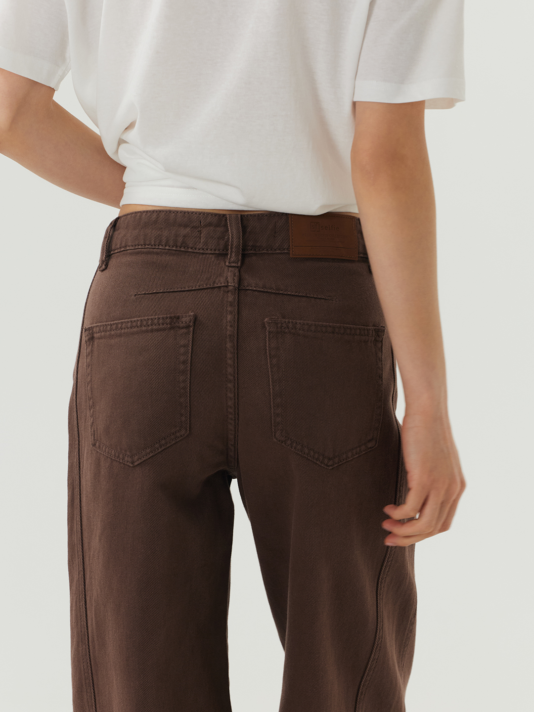 Джинсы коричневый для женщин 48142-13 74