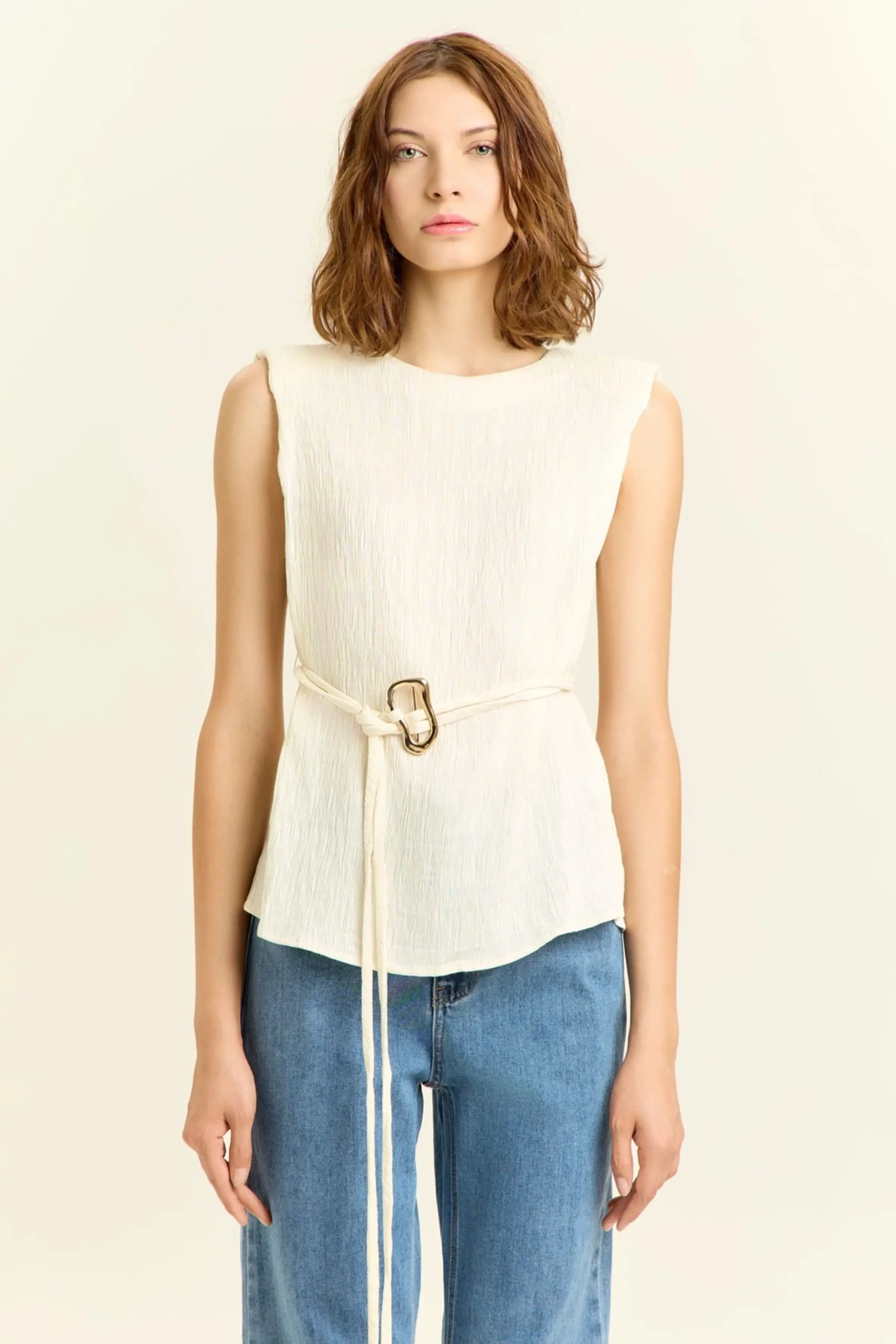 Блузка айвори для женщин 45220-234 28