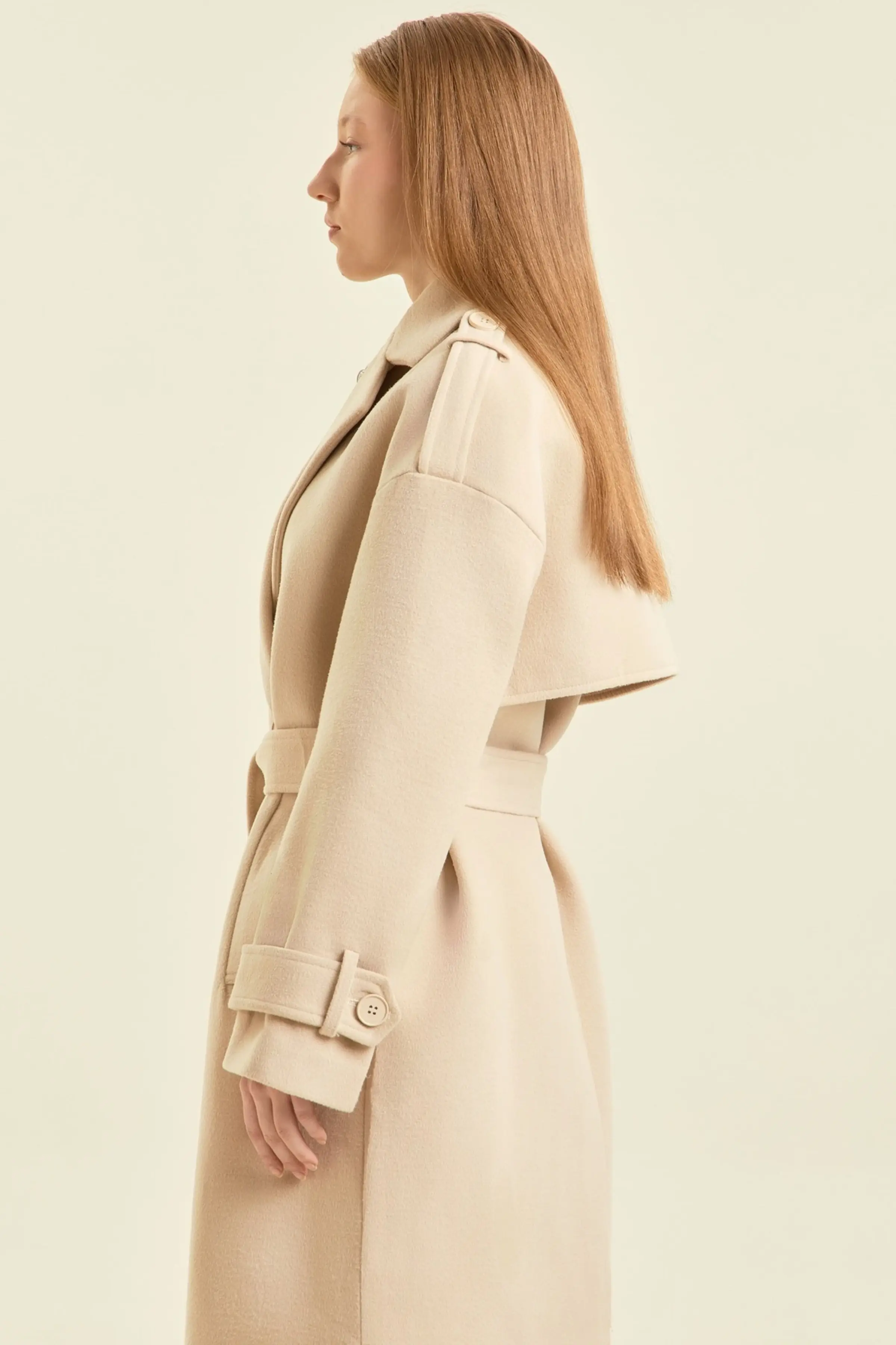 Пальто айвори для женщин 47108-234 53