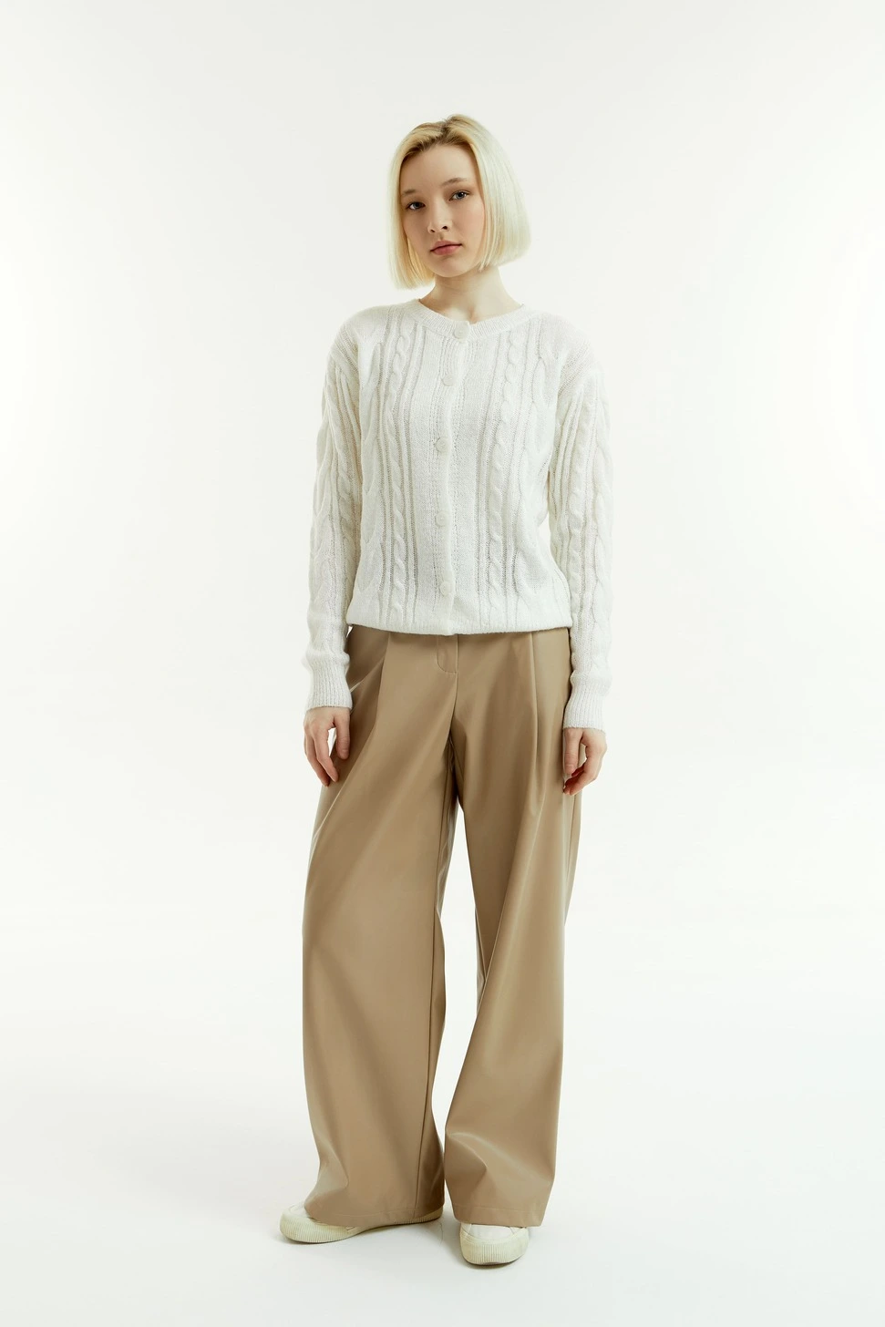 Брюки бежевый для женщин 43110-15 71