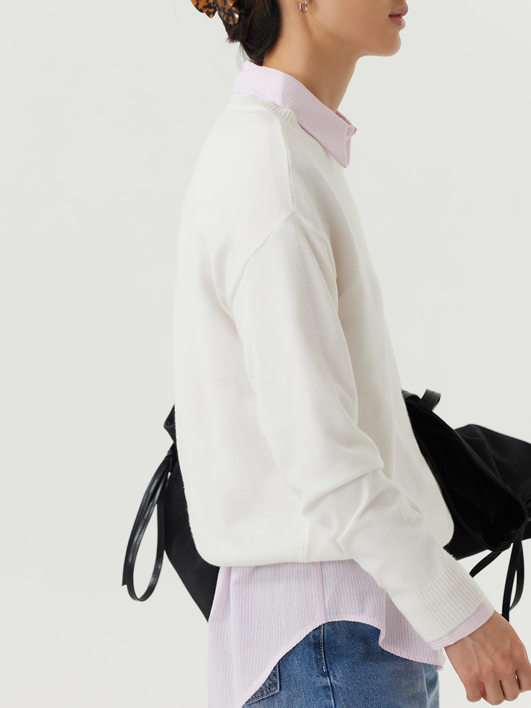 Джемпер белый для женщин 48103-4 60